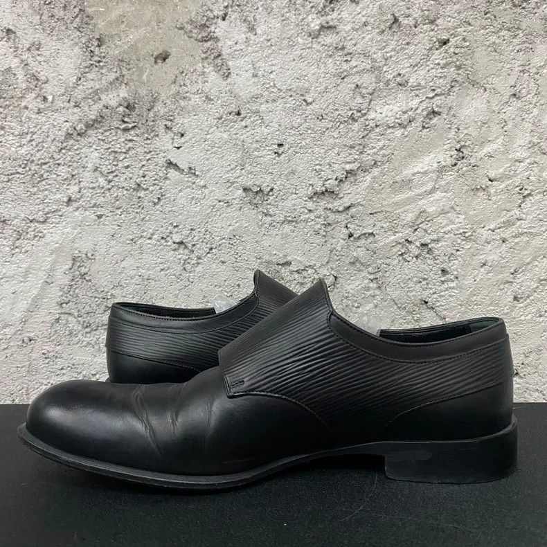 Louis Vuitton louis vuitton black leather shoes-2507 Size US 6 / EU 39 - 5 Thumbnail
