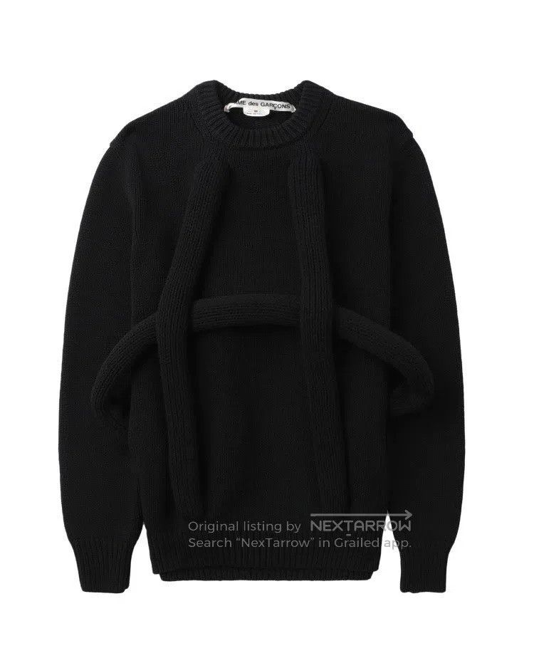 Comme des Garcons Comme Des Garcons Black 3D Thick Rope Sweater Size M / US 6-8 / IT 42-44 - 1 Thumbnail