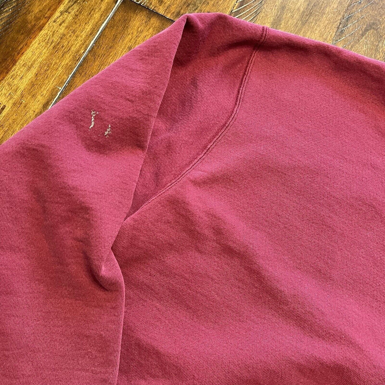 Champion Vtg Y2K Champion Blank Maroon Sweatshirt Men’s Size XL Size US XL / EU 56 / 4 - 4 Thumbnail