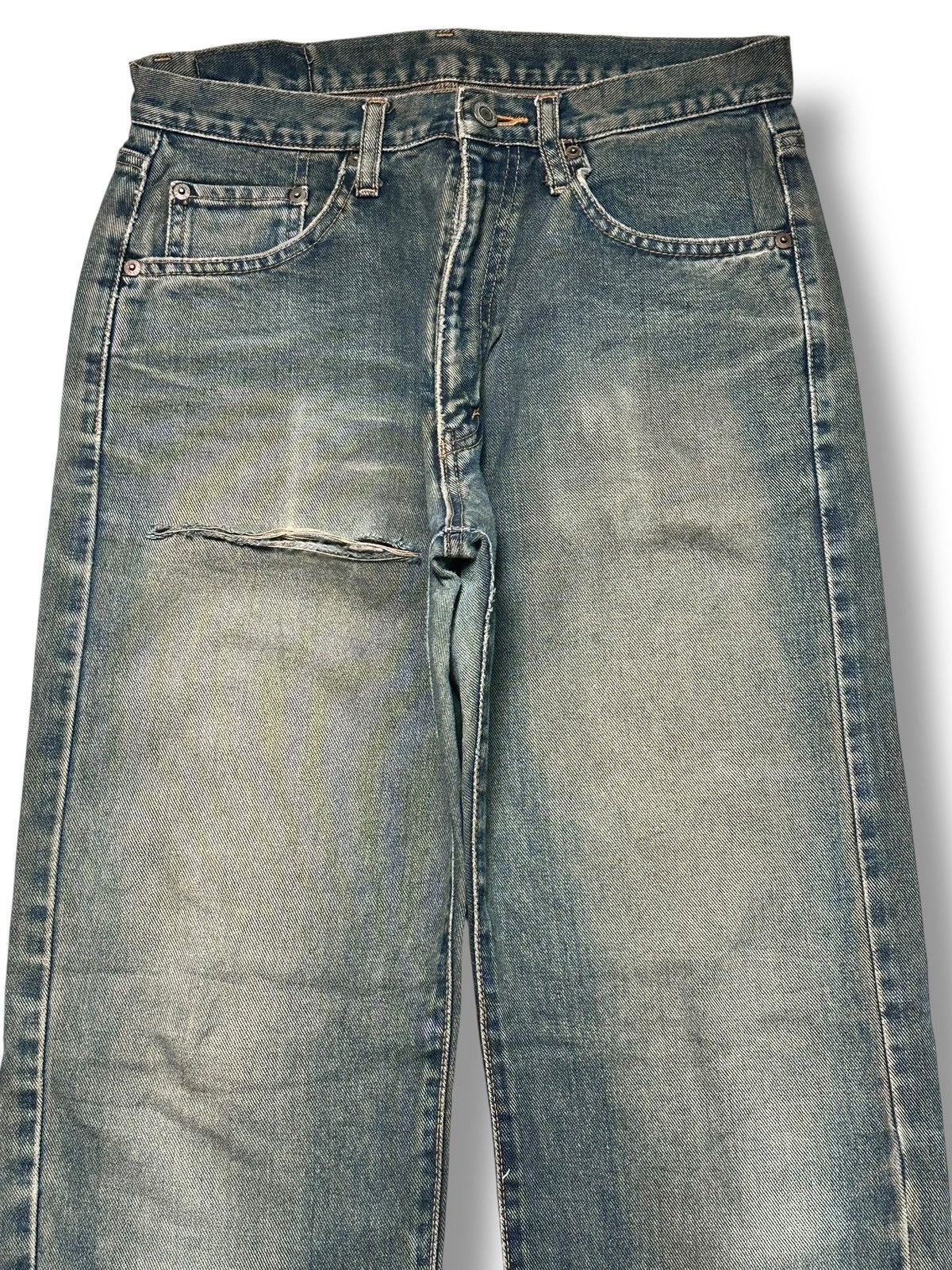 Japanese Brand Villand Vintage Single R Straight Loose Style and Faded Wash Size US 30 / EU 46 - 3 Thumbnail