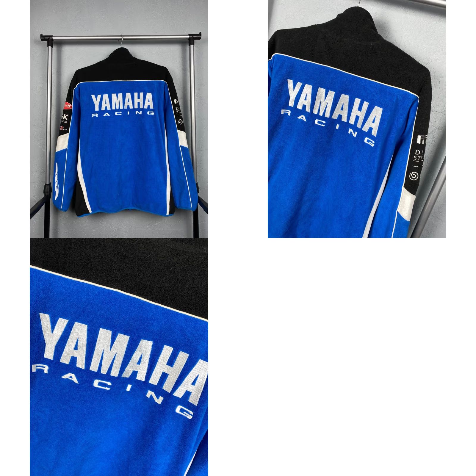 Yamaha Yamaha Racing Team Vintage Mens Fleece Jacket Size S Blue Embroidered Logo Zipper Jacket Men S Fleece Racing 90s Size US S / EU 44-46 / 1 - 8 Thumbnail