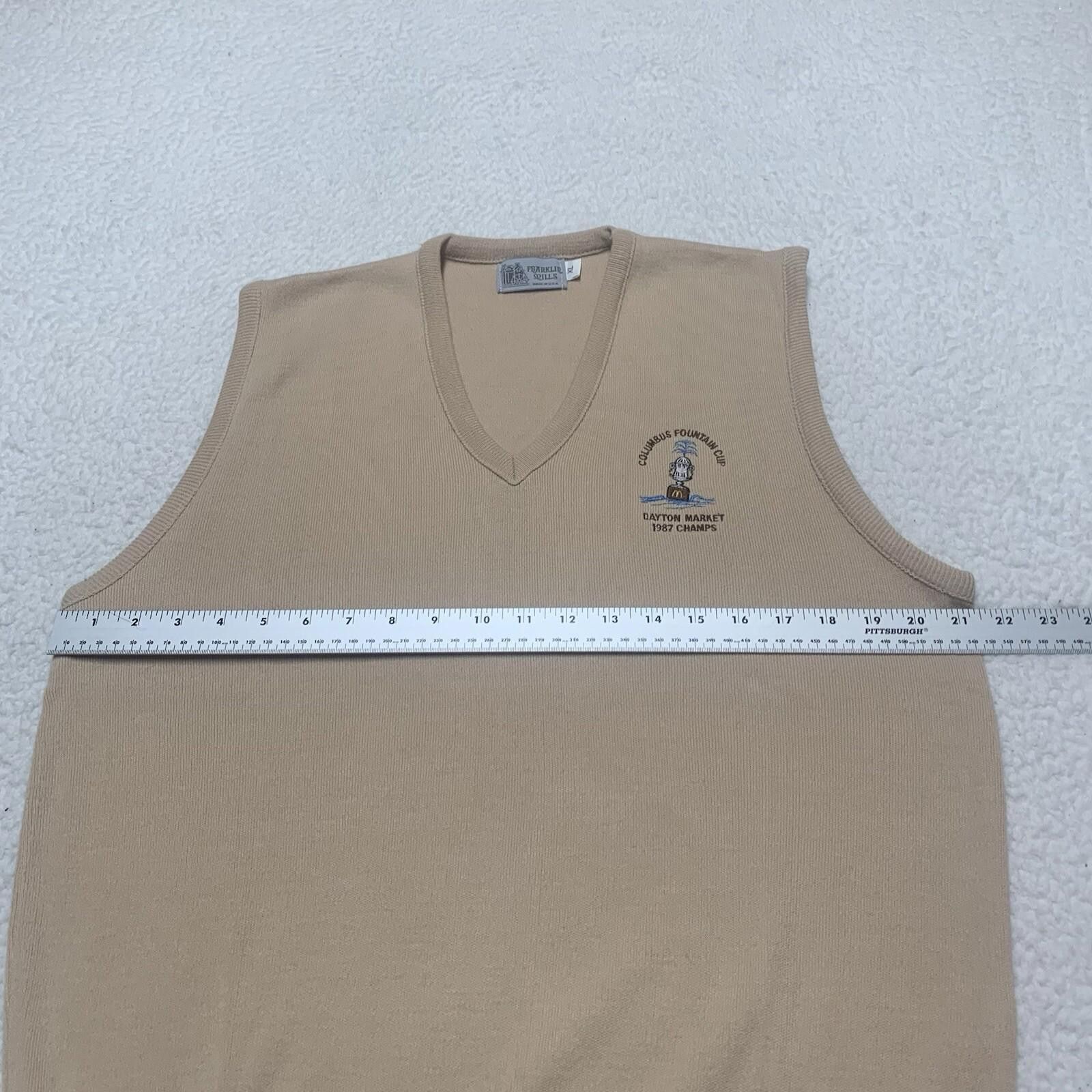 Other VTG 87 McDonald's Fountain Cup Champs Vest XL Franklin Mills Size ONE SIZE - 7 Thumbnail