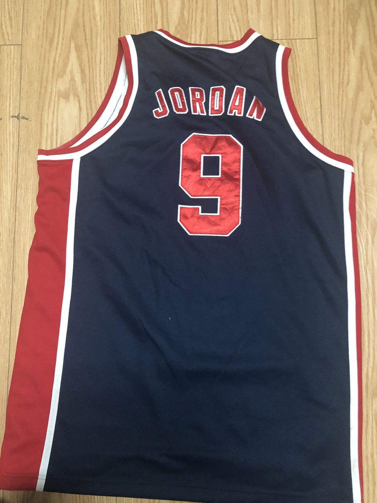 Nike × USA Olympics × Vintage Vintage Nike Michael Jordan Team USA 1984 Jersey Size US XL / EU 56 / 4 - 3 Thumbnail