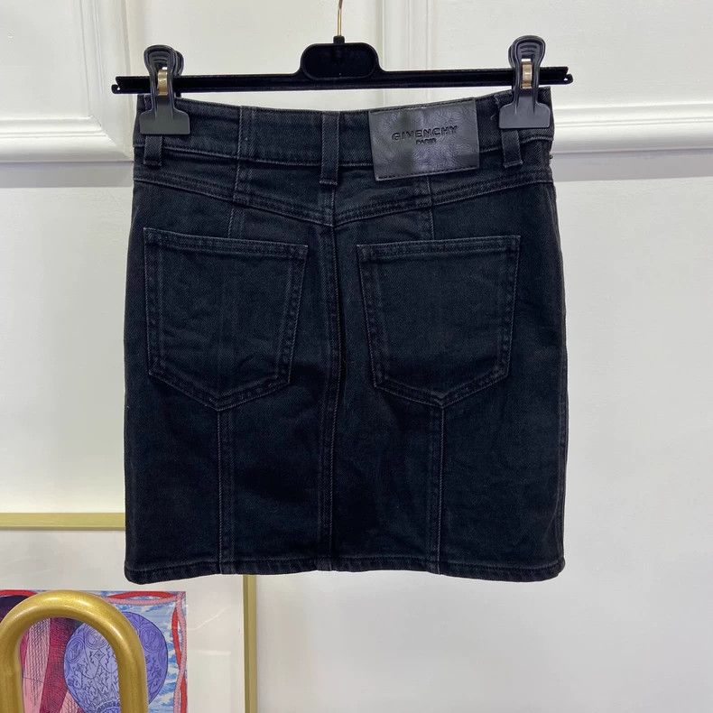 Givenchy Givenchy Size34 Black Denim Skirt, Size 34 Size S / US 4 / IT 40 - 2 Thumbnail