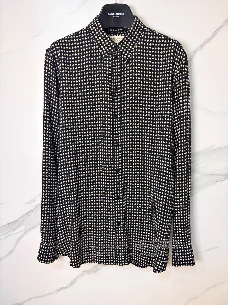 Saint Laurent Paris Saint Laurent Paris size 39 shirt Size US S / EU 44-46 / 1 - 1 Thumbnail