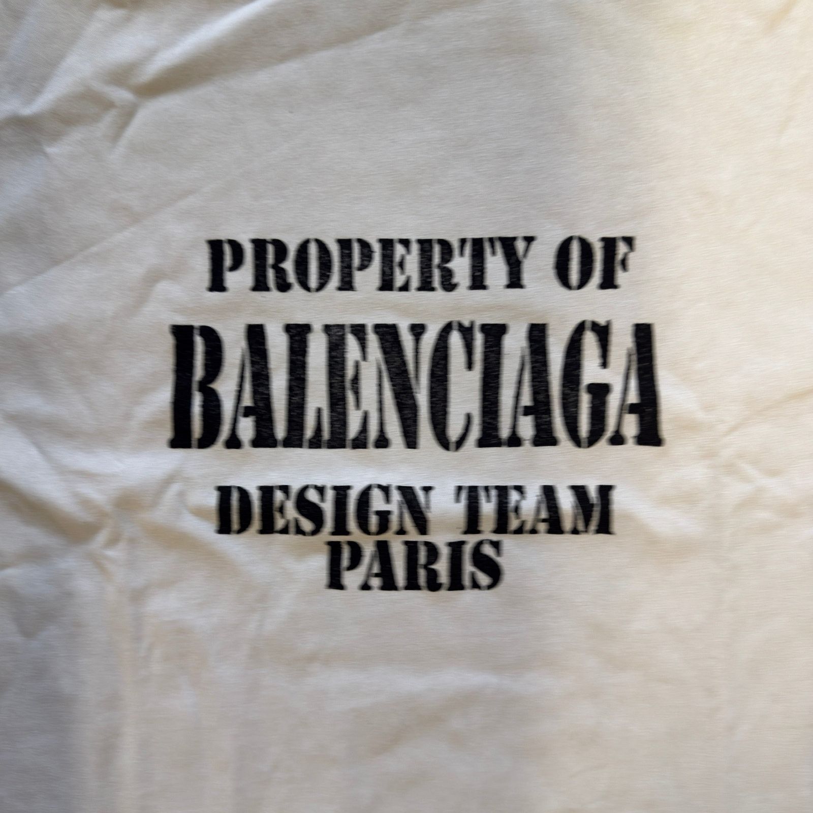 Balenciaga Balenciaga Property Of Large Fit Washed Distressed T-Shirt Size US M / EU 48-50 / 2 - 2 Thumbnail