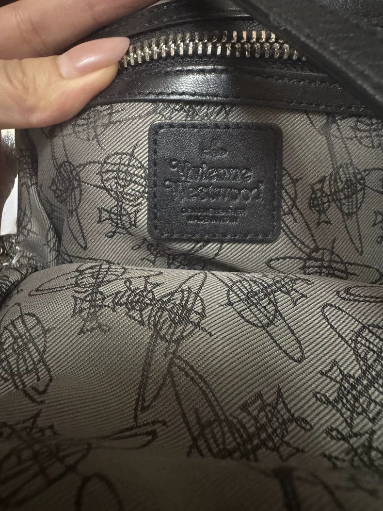 Vivienne Westwood Vivienne Westwood size os Black lambskin dumpling bag with Size ONE SIZE - 5 Thumbnail