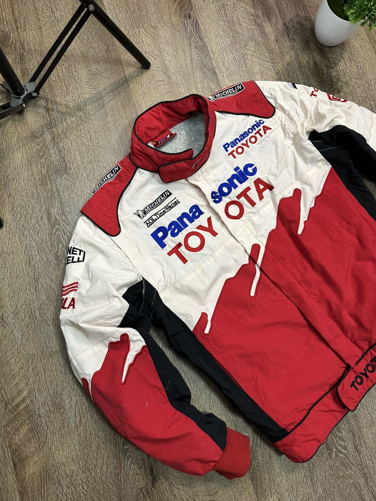 Formula 1 Vintage Toyota Panasonic Formula 1 Racing Jacket Michelin Size US S / EU 44-46 / 1 - 2 Thumbnail