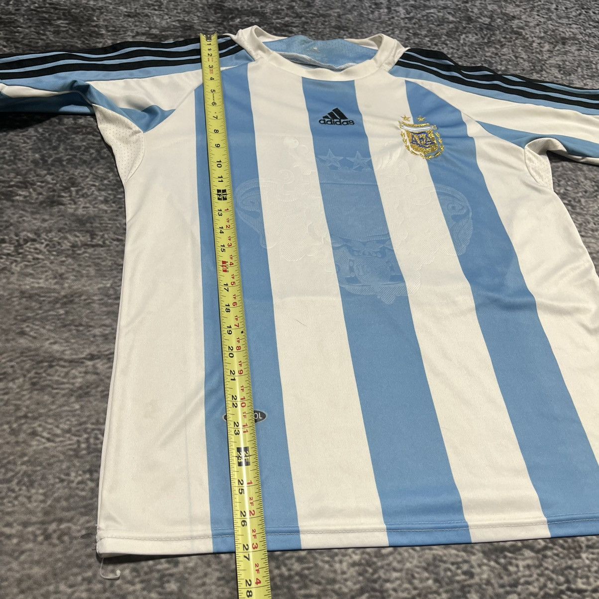 Adidas Vintage Argentina Football Jersey Shirt Soccer Adidas Large Size US L / EU 52-54 / 3 - 13 Thumbnail