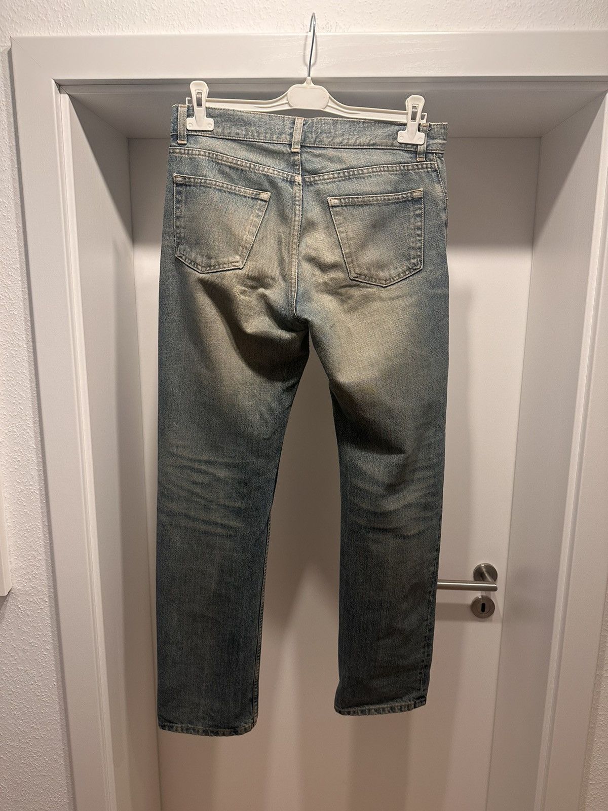 Helmut Lang Early 00s Vintage Stained Denim Jeans Archive Size US 30 / EU 46 - 7 Thumbnail