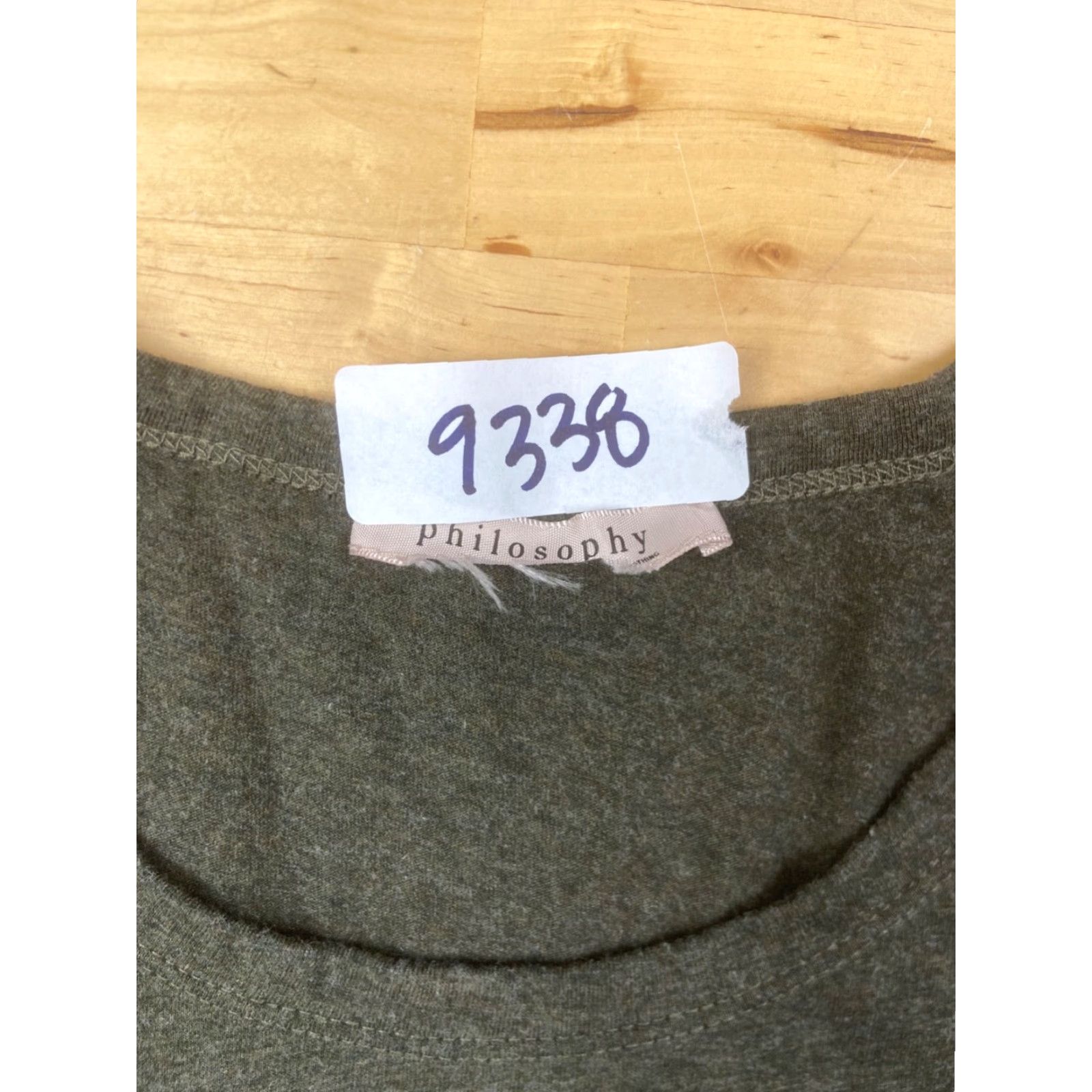 Vintage Philosophy Shirt Womens L Green Casual Short Sleeve Pullover #9338 Size L / US 10 / IT 46 - 2 Thumbnail