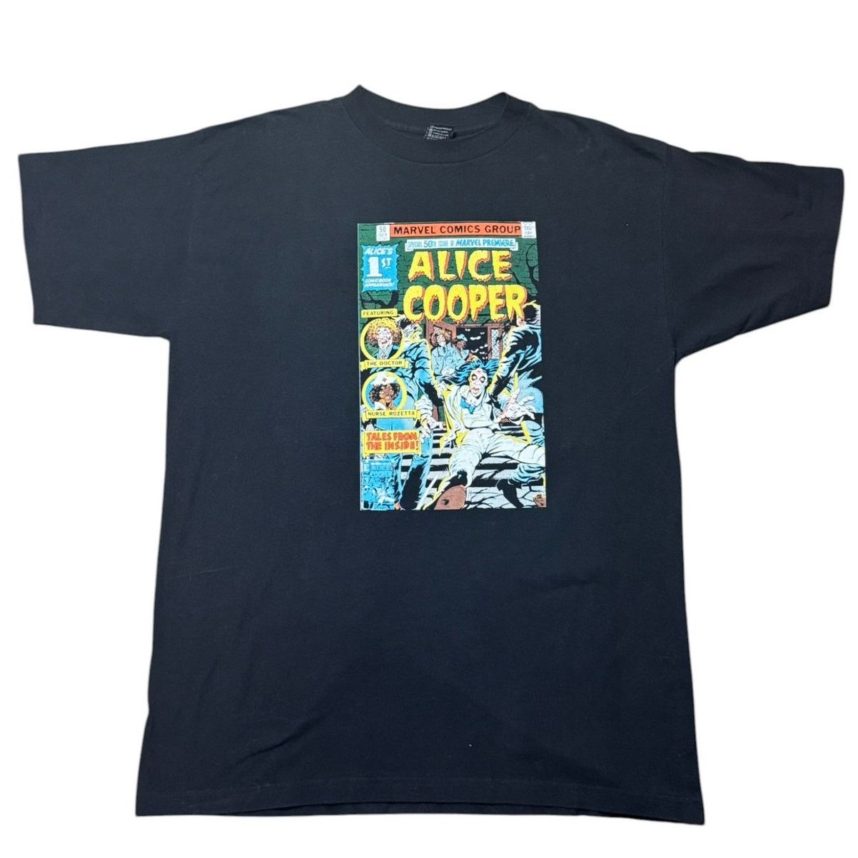 Marvel Comics Vintage 1997 Alice Cooper Marvel Comics T-Shirt XL 90s Rock Size US XL / EU 56 / 4 - 1 Thumbnail