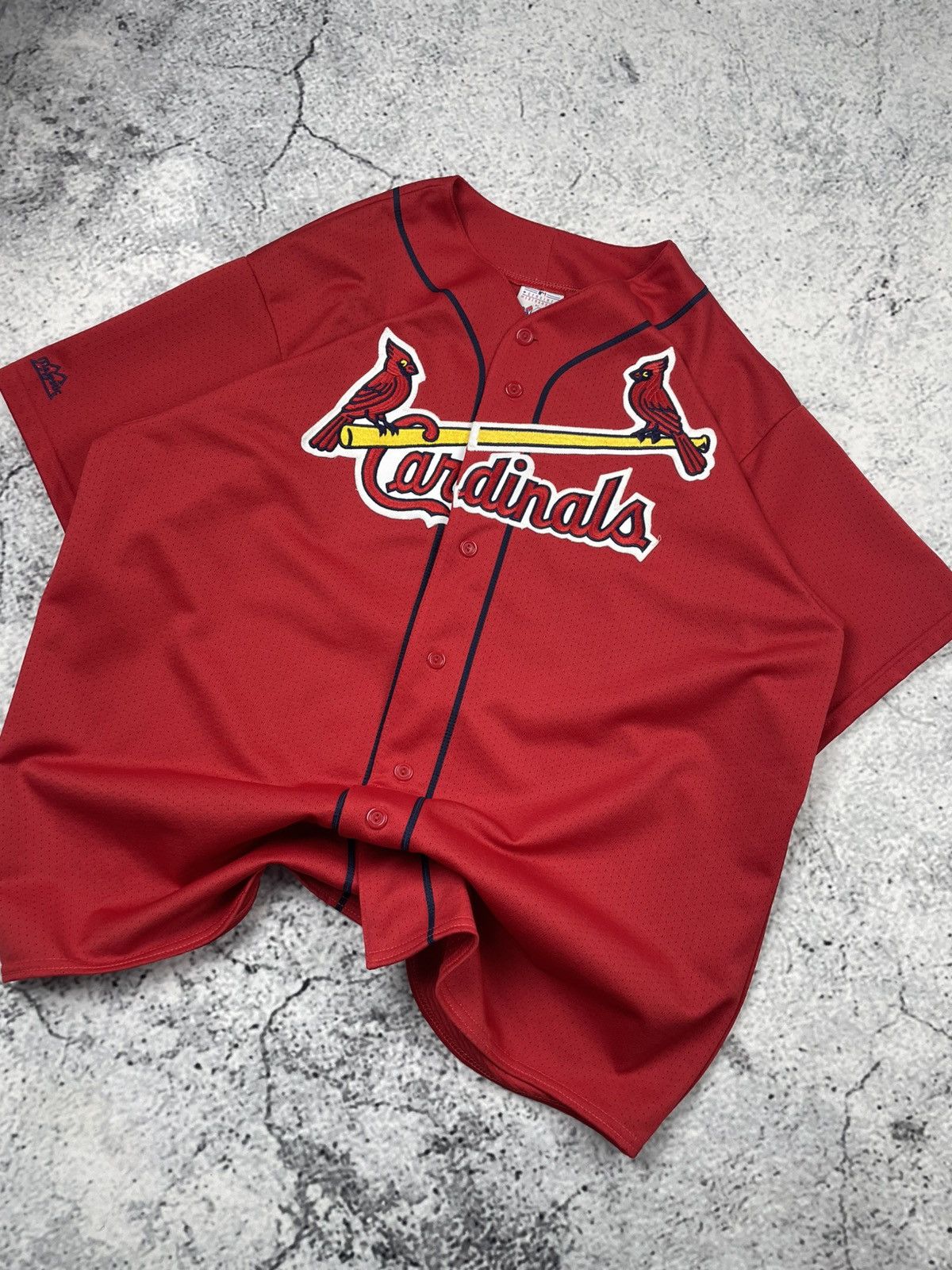 Majestic Majestic XL St. Louis Cardinals #25 Mark McGwire MLB Jersey Size US XL / EU 56 / 4 - 1 Thumbnail