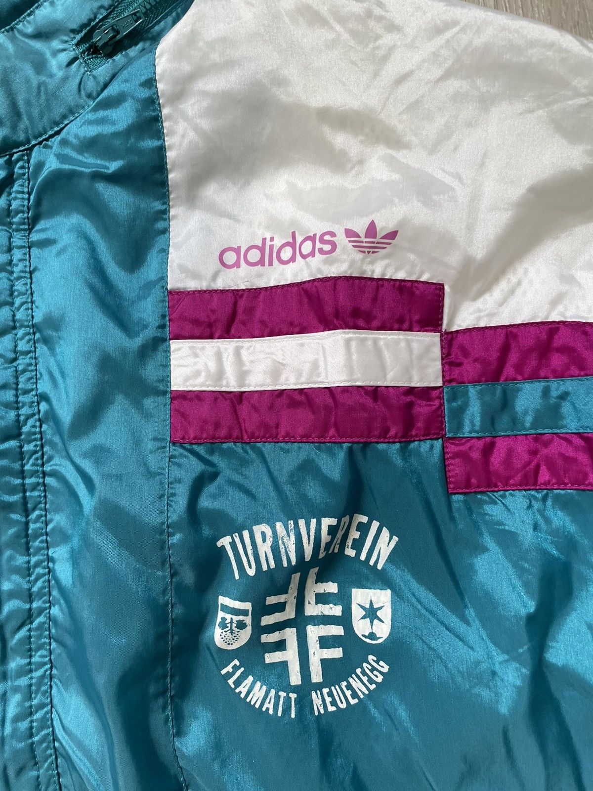 Adidas × Vintage Vintage Adidas light jacket Size US L / EU 52-54 / 3 - 2 Thumbnail