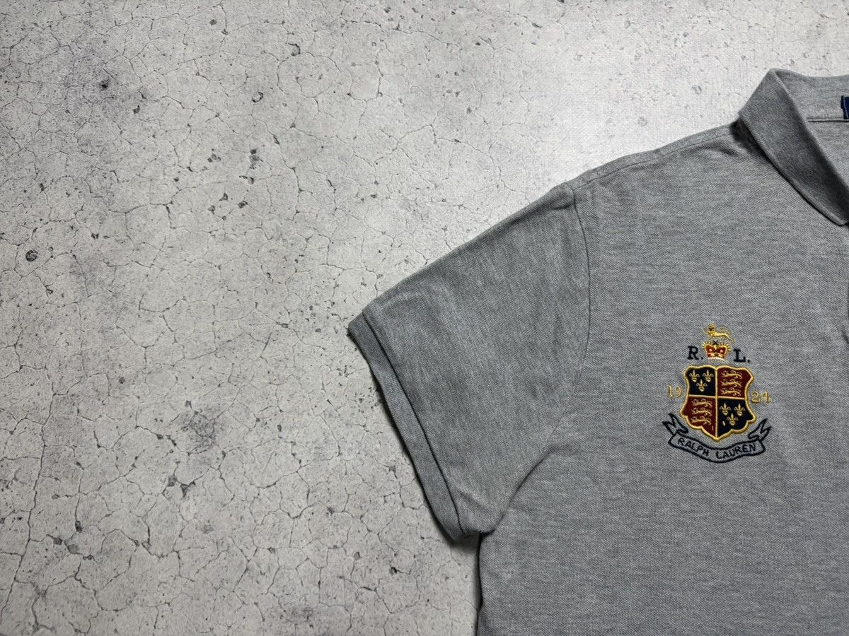 Polo Ralph Lauren Polo Ralph Lauren Big Pony Polo Shirt Vintage Gray PRL Size US XL / EU 56 / 4 - 3 Thumbnail