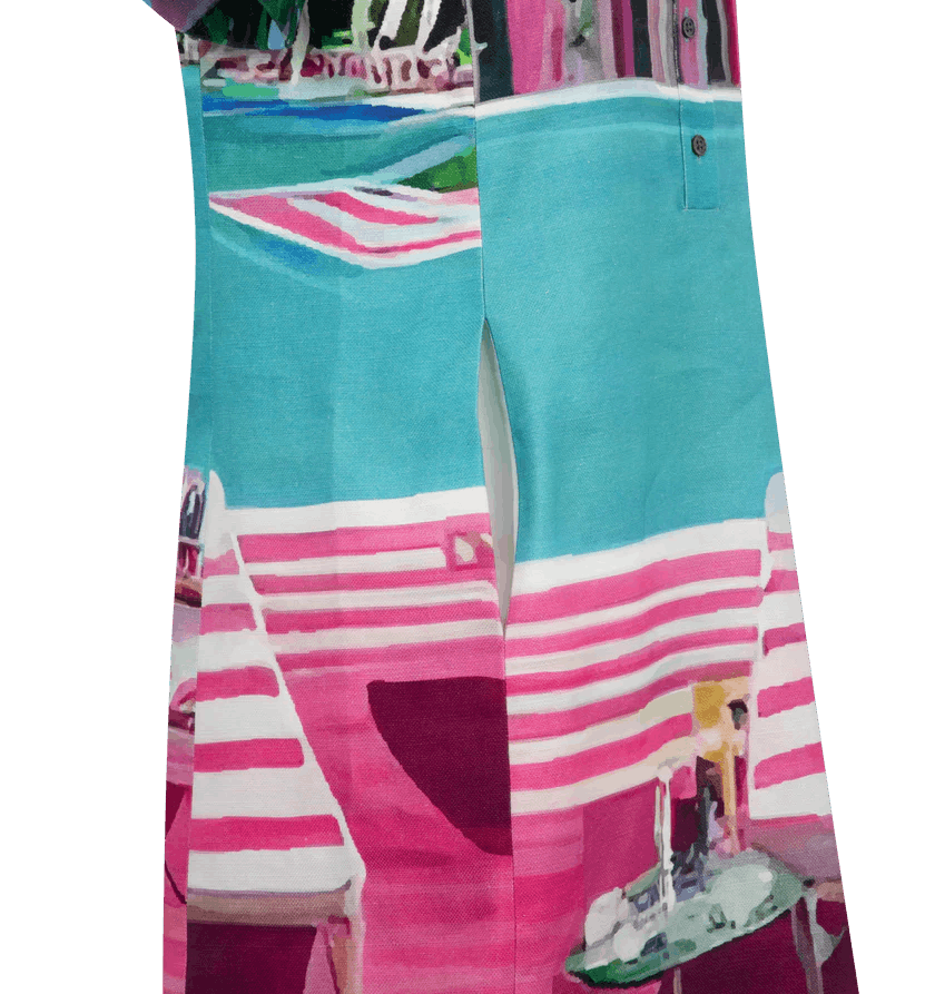 Libertine o1h1sh11225 Poolside Preppy Dress in Multicolor Size M / US 6-8 / IT 42-44 - 3 Thumbnail