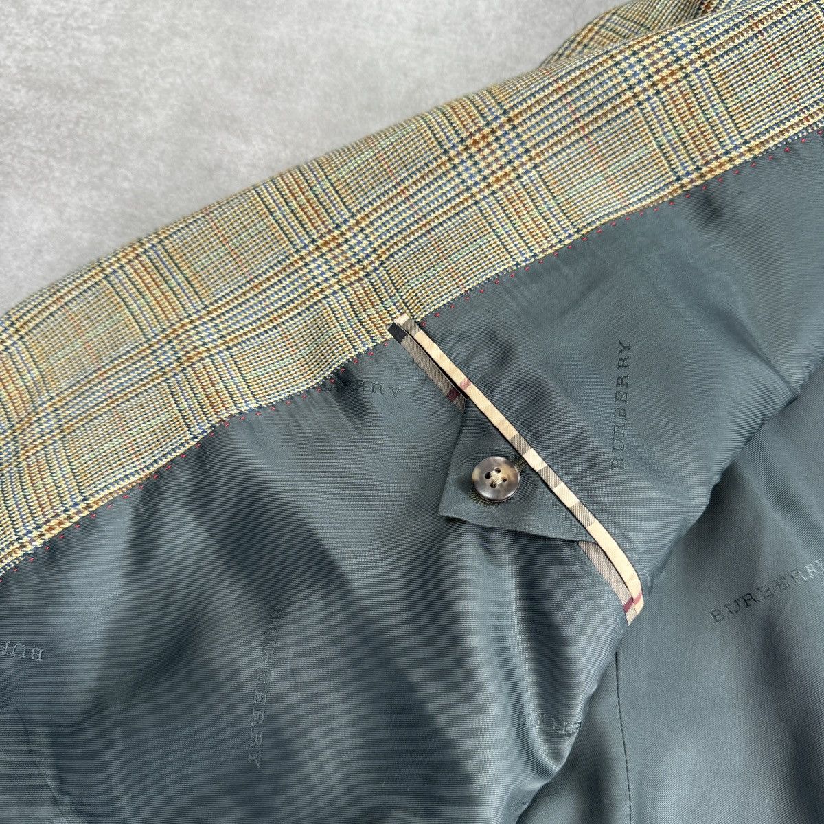 Burberry Burberry London Wool Blazer Men Size 54 Size 54R - 16 Thumbnail