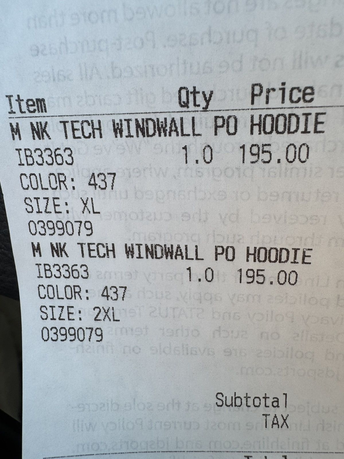 Nike Nike Tech BOREAS Hoodie (Navy XXL) Size US XXL / EU 58 / 5 - 3 Thumbnail
