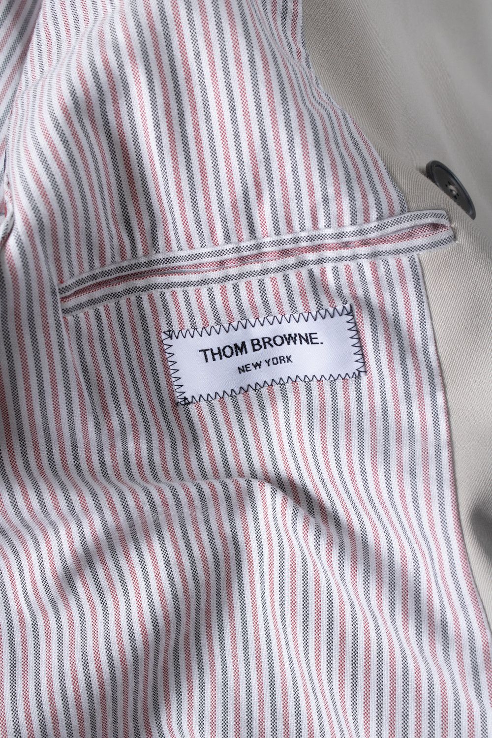 Thom Browne Thom Browne, beige trench coat Size US L / EU 52-54 / 3 - 5 Thumbnail