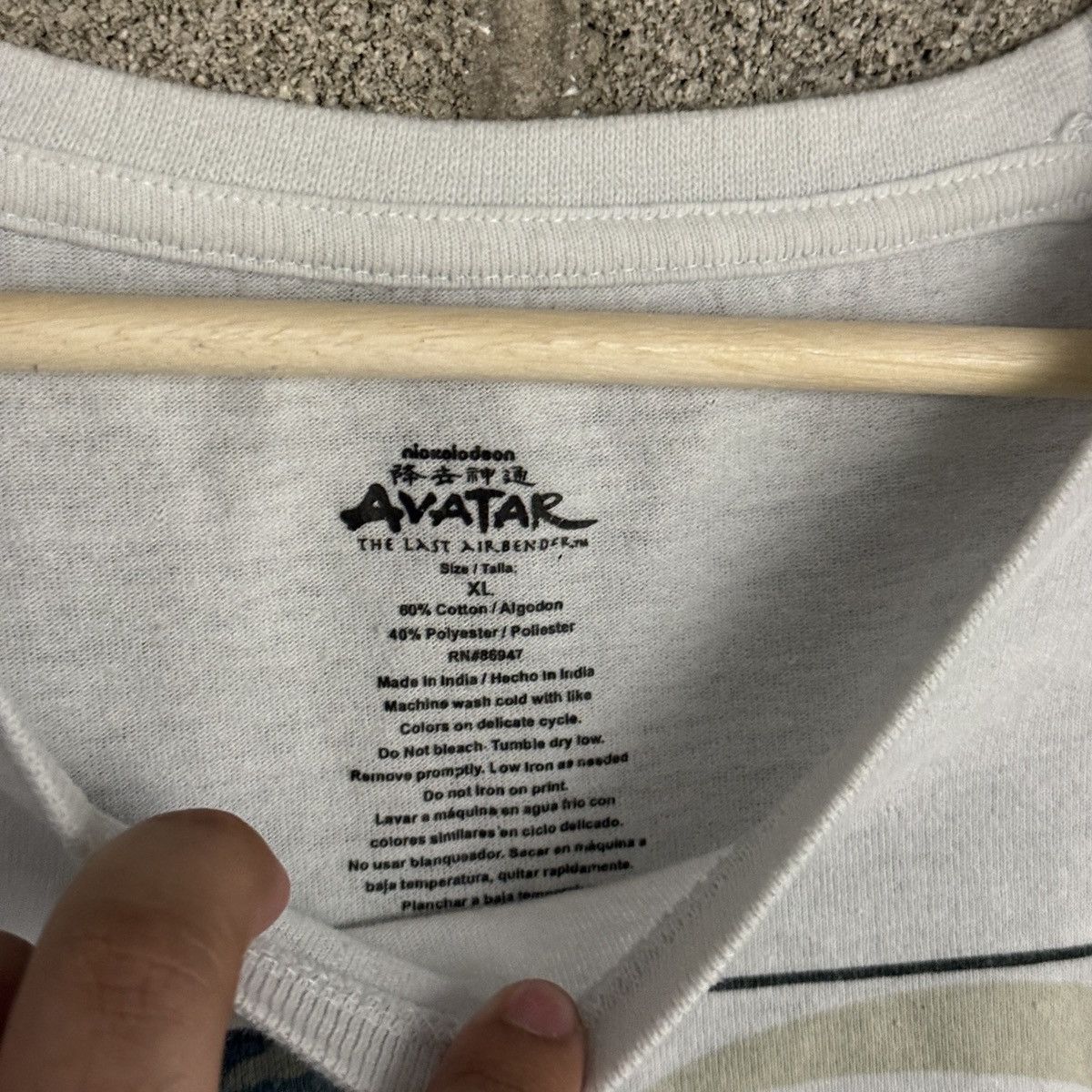Other Avatar The Last Airbender Aang White Graphic Tee Mens XL Size US XL / EU 56 / 4 - 4 Thumbnail