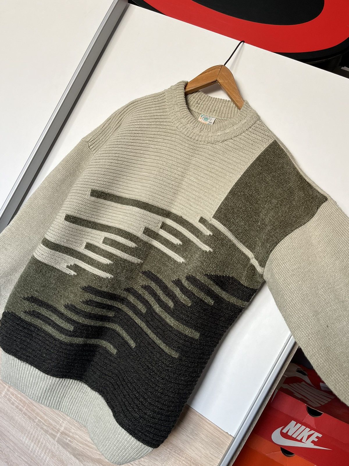 Vintage Vintage 90’s Wool Avant Garde Crewneck / Sweater Opium Y2K Size US L / EU 52-54 / 3 - 2 Thumbnail
