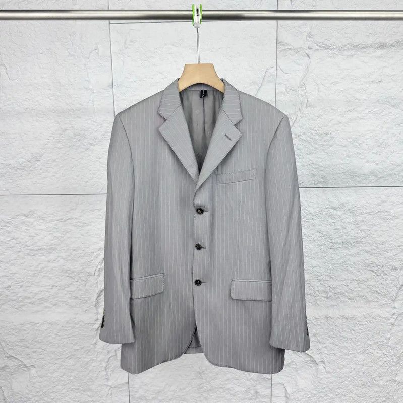 Thom Browne Thom Browne Gray Cotton Men's Blazer 0089 Size US M / EU 48-50 / 2 - 1 Thumbnail