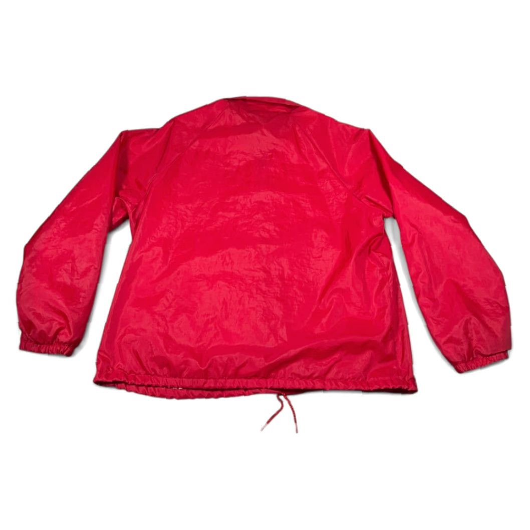 Coach VINTAGE Tropical Sportswear Jacket Adult XL Red USA 90s Windbreaker Logo Snaps Size US XL / EU 56 / 4 - 3 Thumbnail
