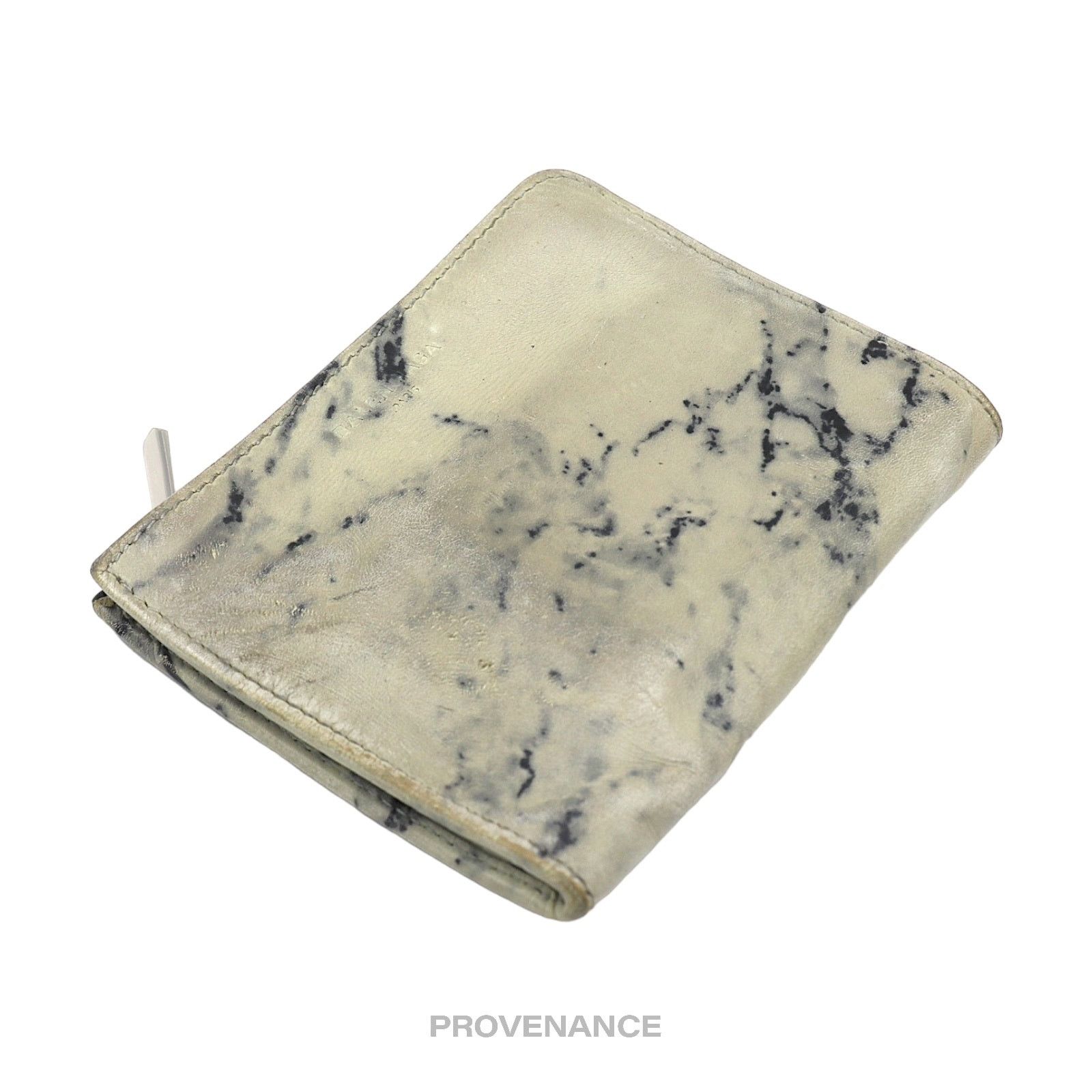 Balenciaga 🔴 Balenciaga Marble Zip Wallet - Black/Off-White Size ONE SIZE - 3 Thumbnail