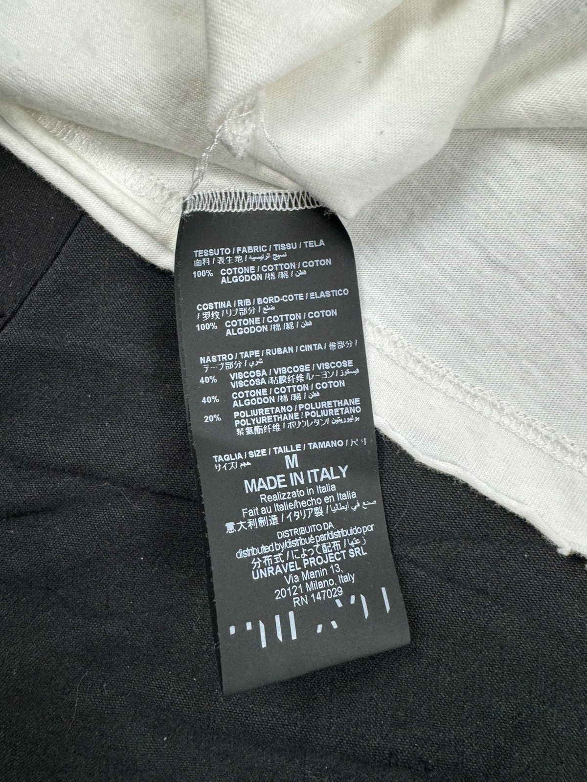 Ben Taverniti Unravel Project Oversized Distressed Tee Size US M / EU 48-50 / 2 - 6 Thumbnail