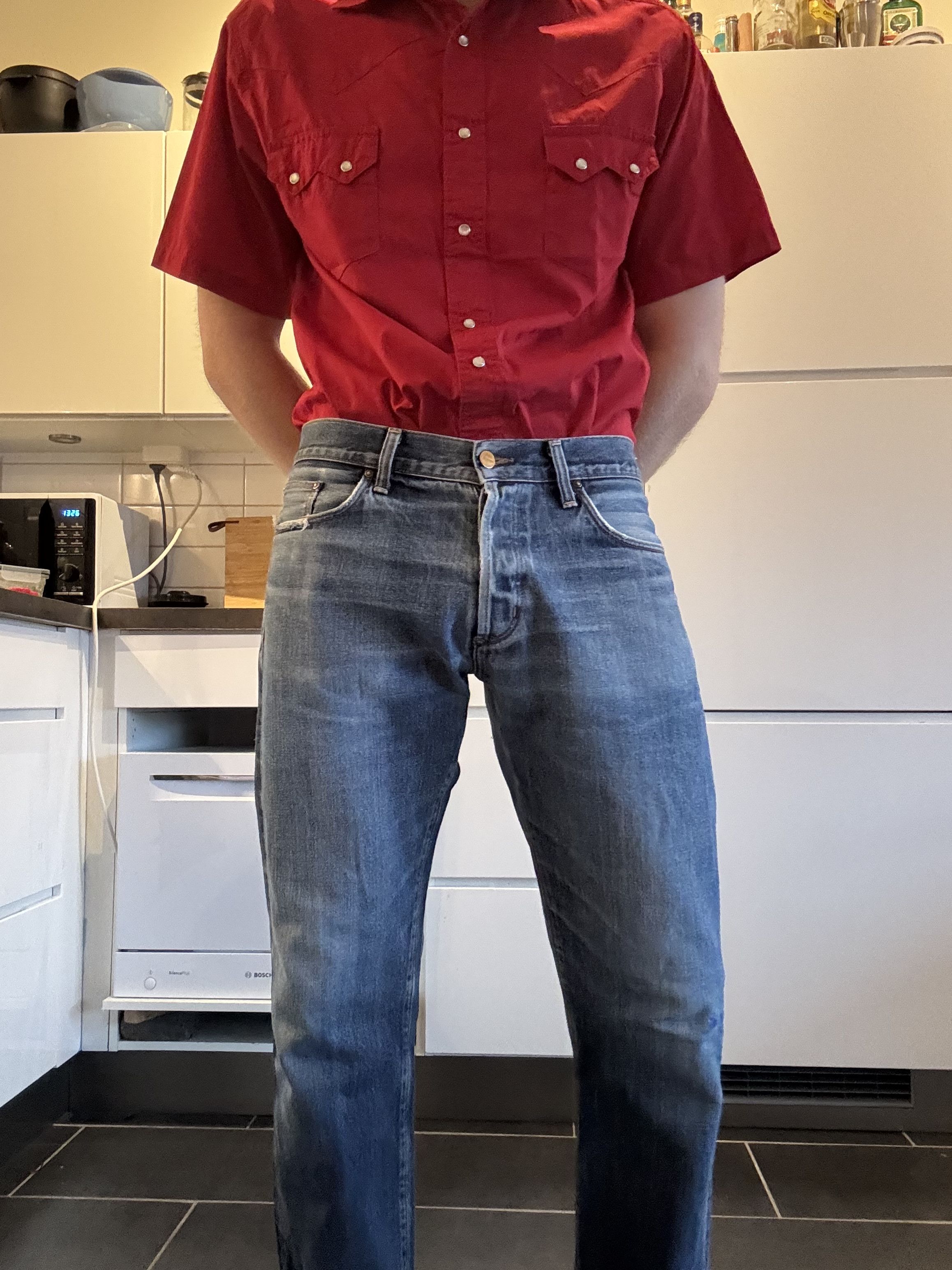 Carhartt 2000s Carhartt, union made, selvedge jeans with buckleback Size US 33 - 5 Thumbnail