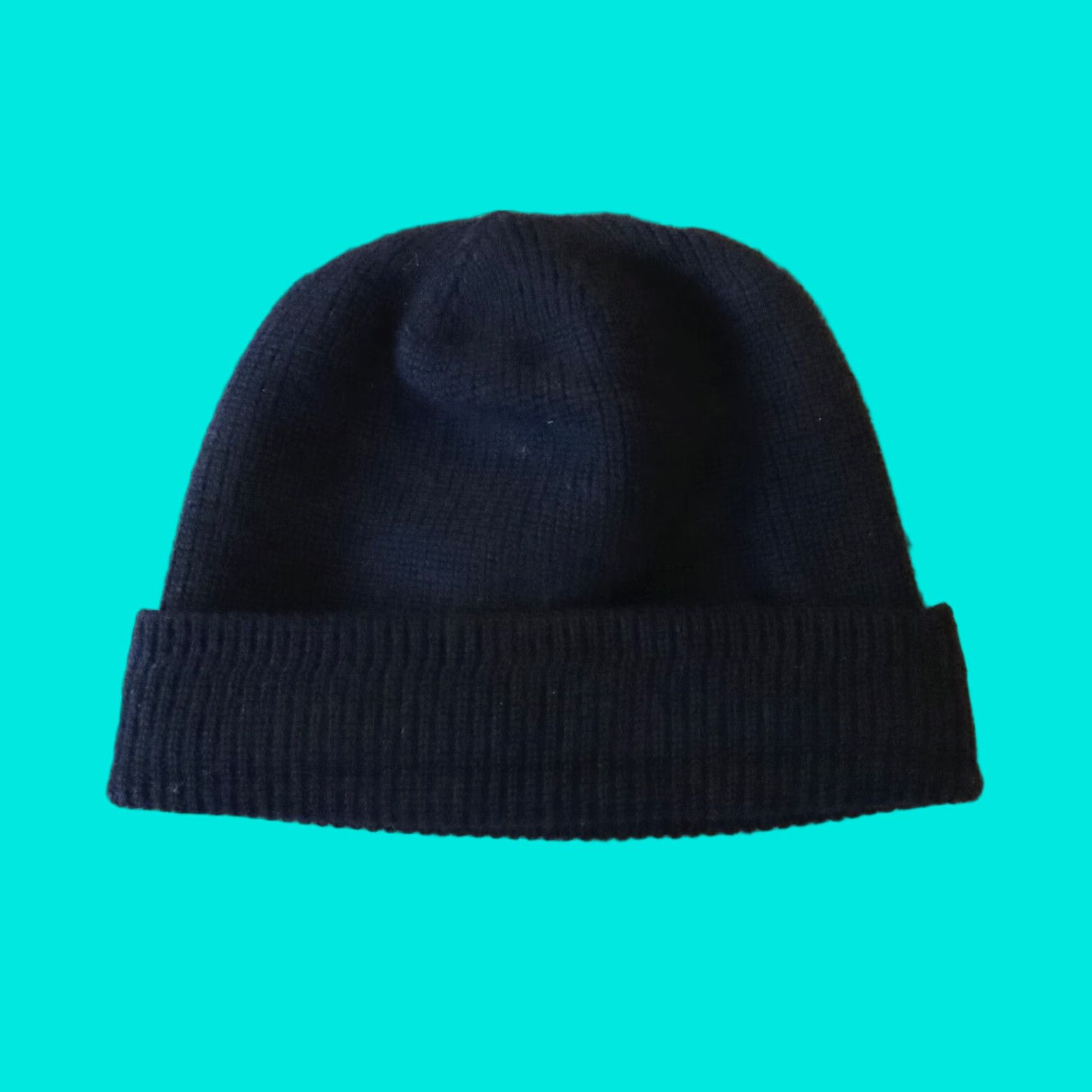 Swatch VINTAGE US Navy Wool Watch Cap Beanie - Men One Size Blue Wool Beanie Navy Cap Vintage Navy Wool Hat Mens Beanie Cap Size ONE SIZE - 1 Thumbnail