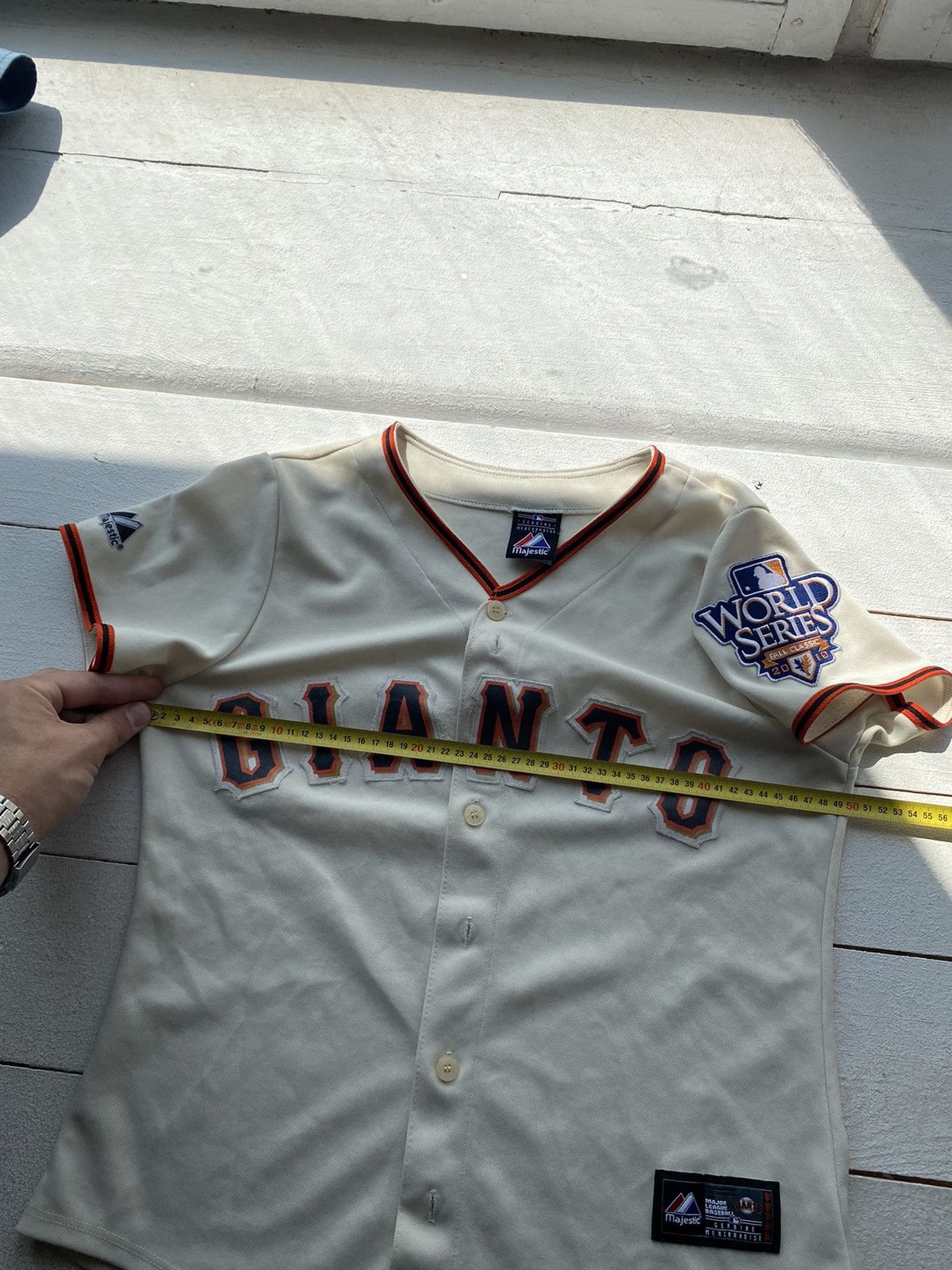 Majestic 2010 Giants World Series Jersey Womens medium