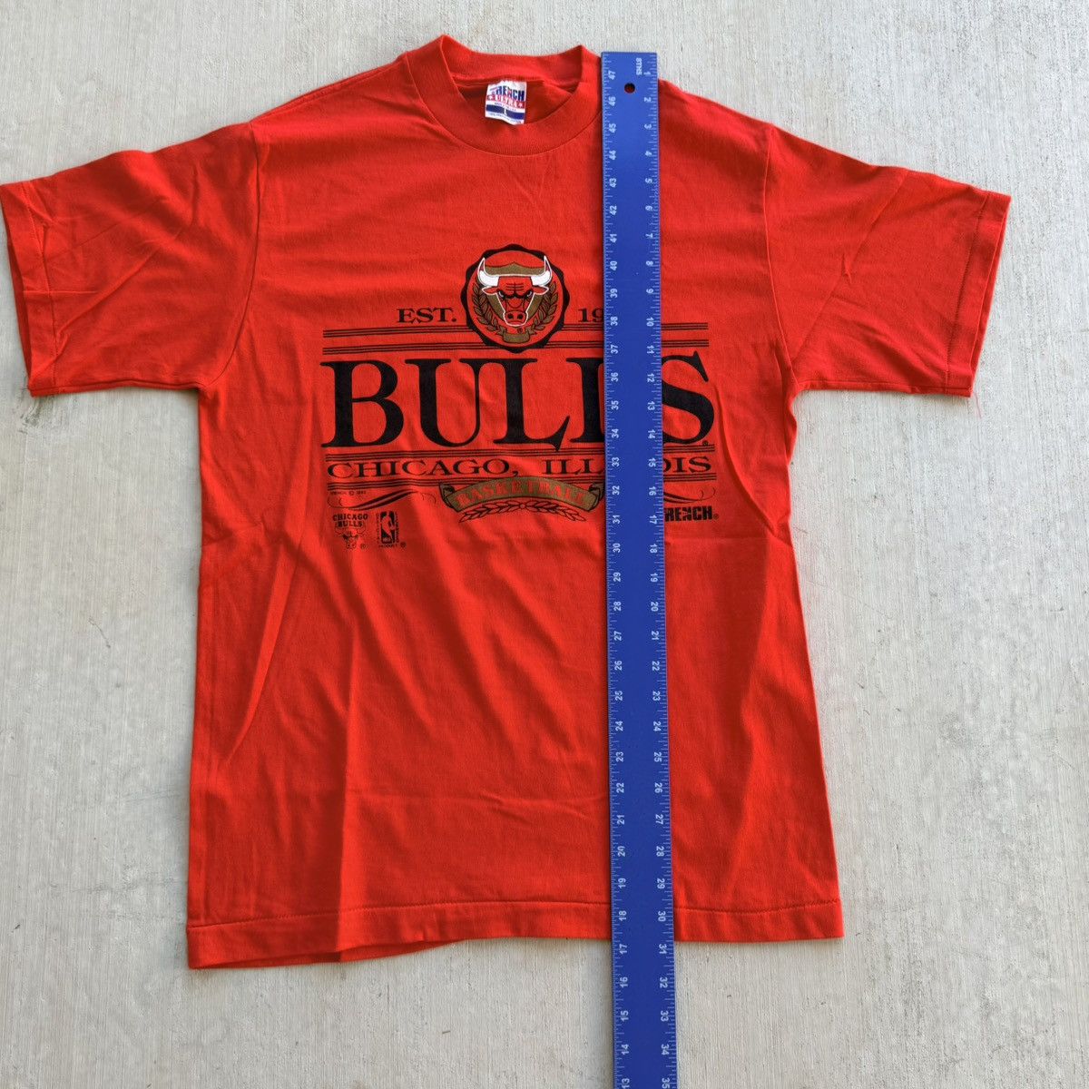 NBA Vintage Chicago Bulls T Shirt 90s Single Stitch Trench Ultra Size US L / EU 52-54 / 3 - 7 Thumbnail