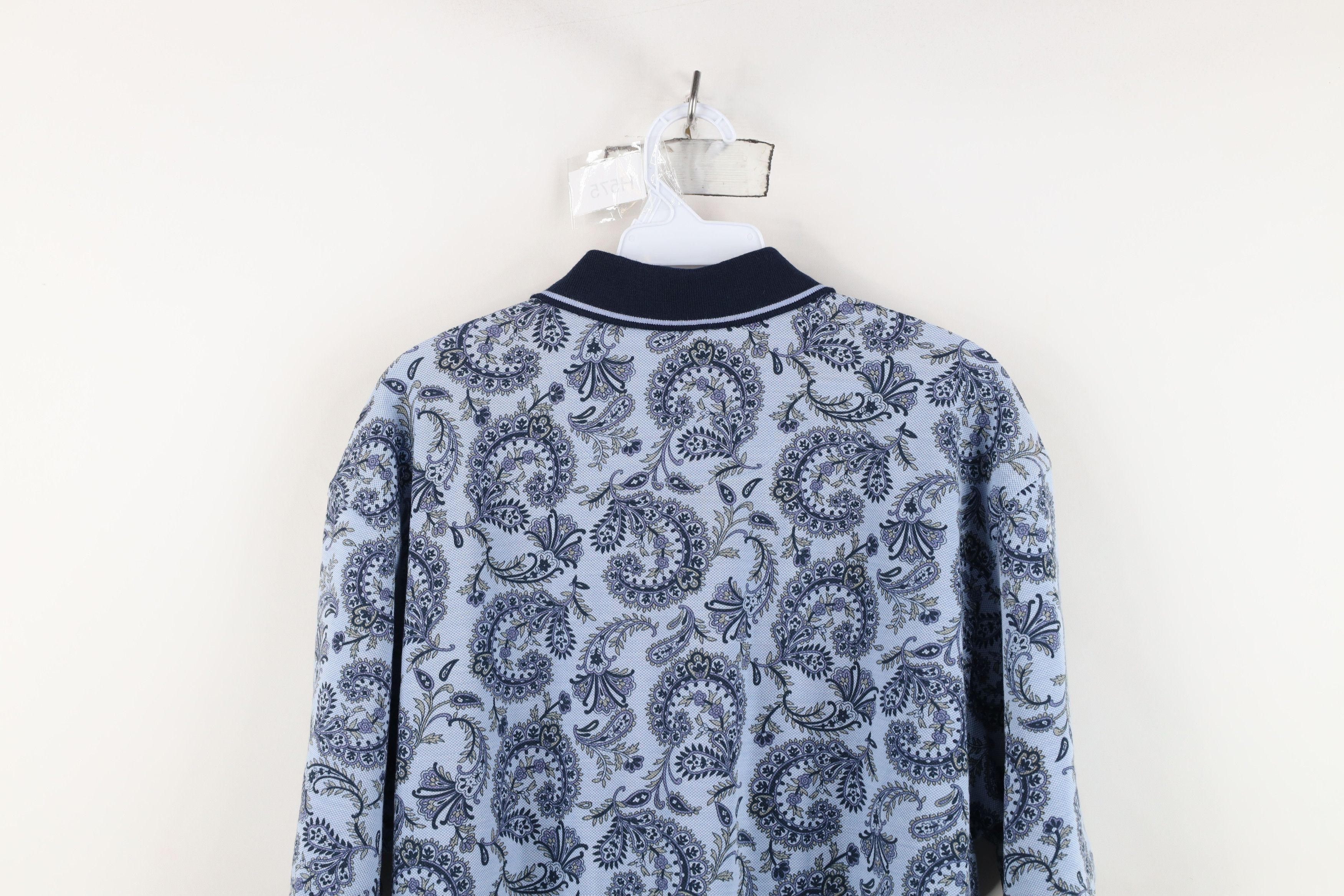 Vintage Deadstock Vintage 90s Y2K Streetwear Floral Golf Polo Shirt Size US M / EU 48-50 / 2 - 11 Thumbnail
