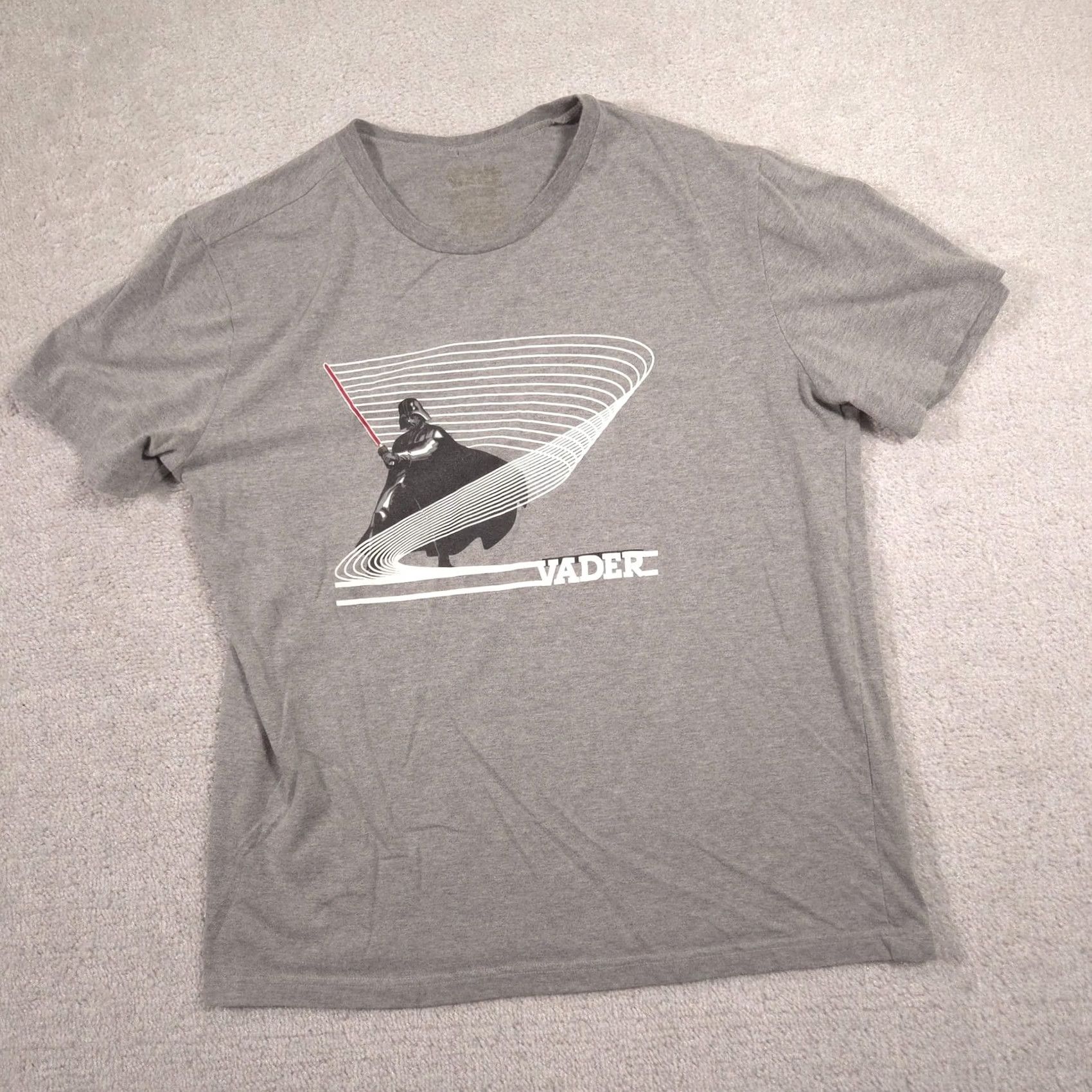 Star Wars Star Wars Shirt Mens Large Gray Darth Vader Lightsaber Graphic Tee Sci-Fi Size US L / EU 52-54 / 3 - 2 Thumbnail