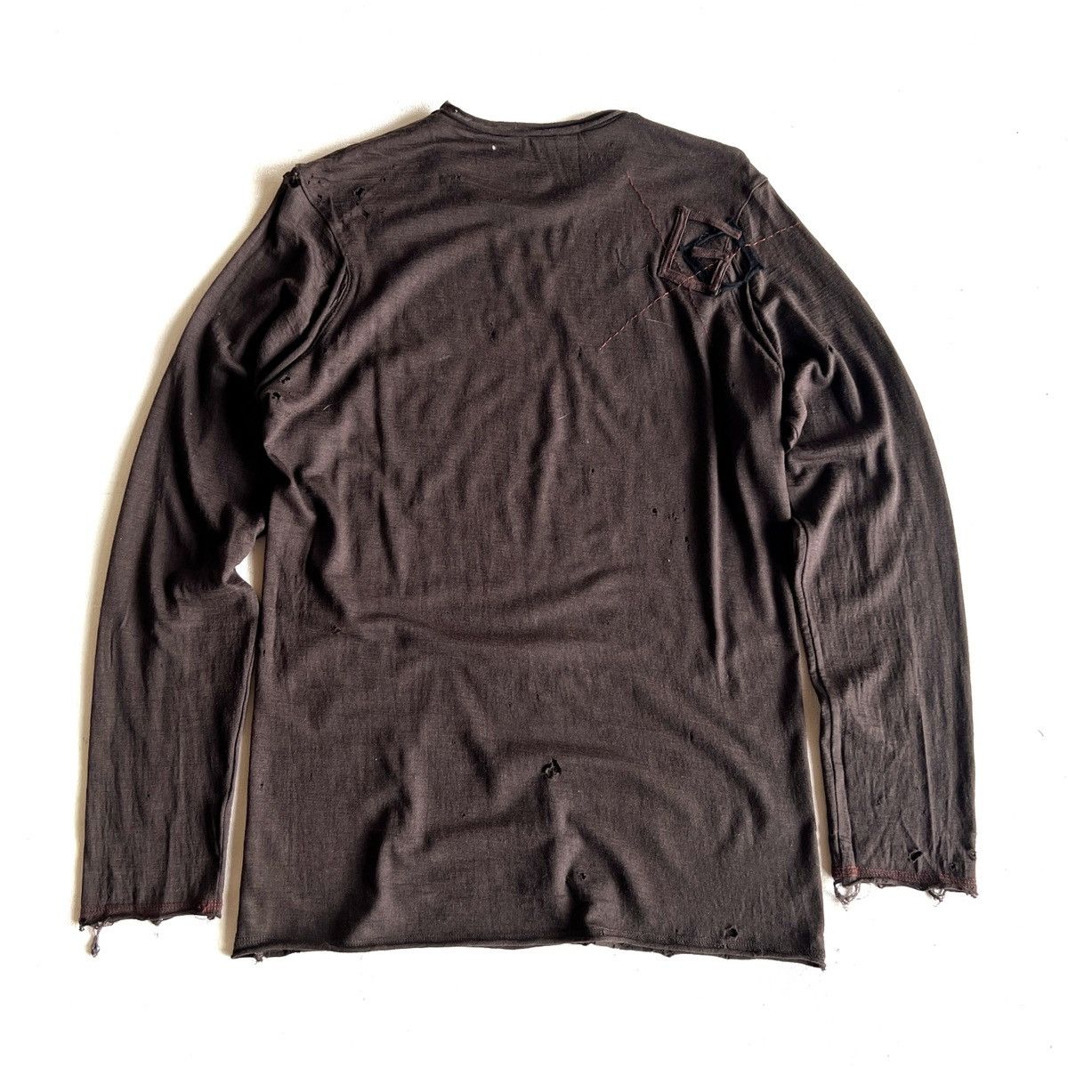 Designer MARITHÉ FRANCOIS GIRBAUD Long Sleeve Scab T-Shirt Size US M / EU 48-50 / 2 - 8 Thumbnail