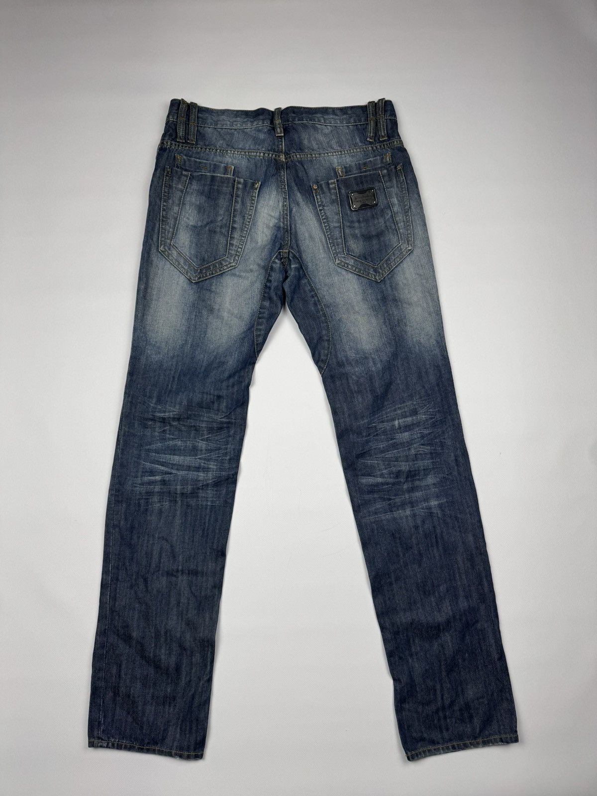 If Six Was Nine Vintage Antony Morato Zip Faded Jeans Size US 32 / EU 48 - 2 Thumbnail