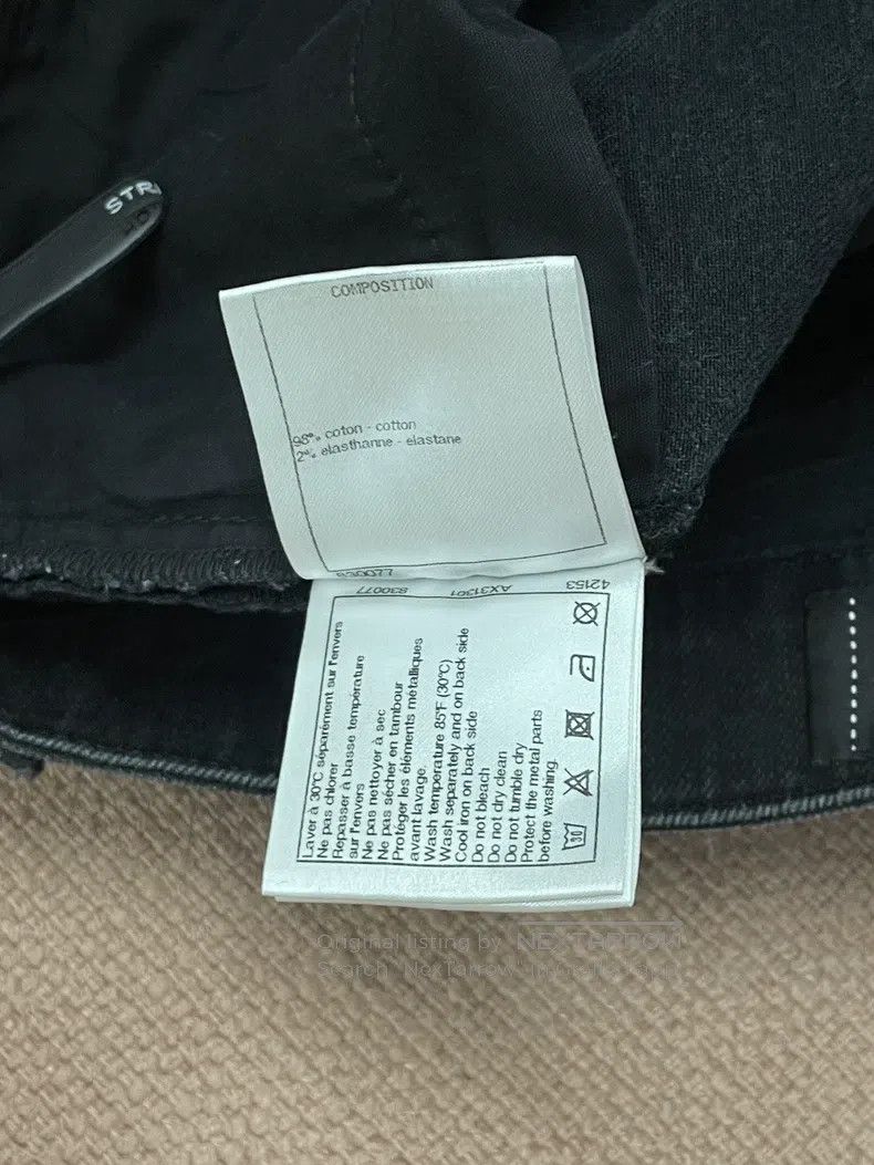 Chanel Chanel Black diamond-patterned jeans Size 25" / US 0 / IT 36 - 8 Thumbnail