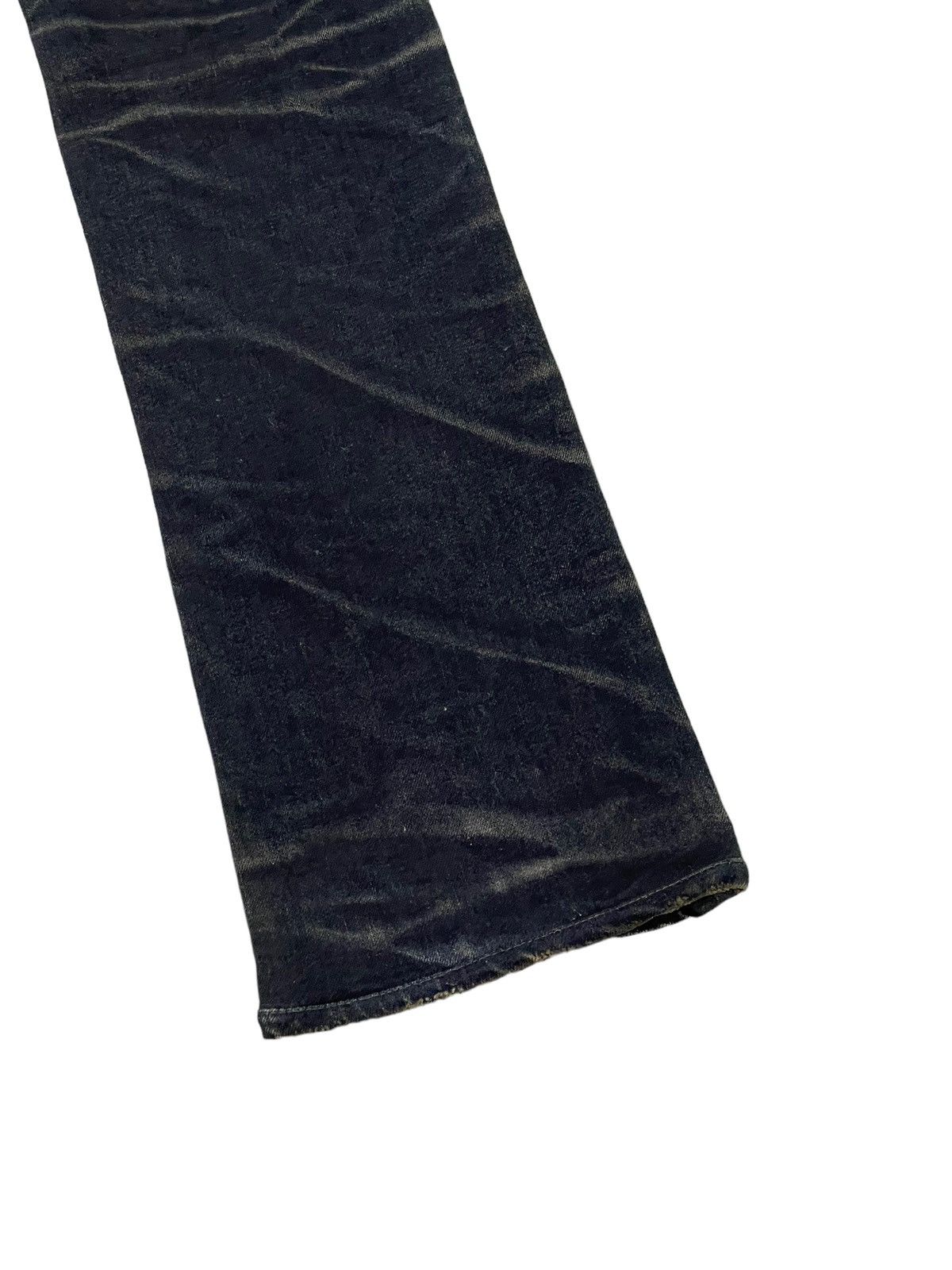 Japanese Brand Flare Jeans Slim AVH Distress Stretch Boot Cut 6🟦4 Size US 30 / EU 46 - 14 Thumbnail
