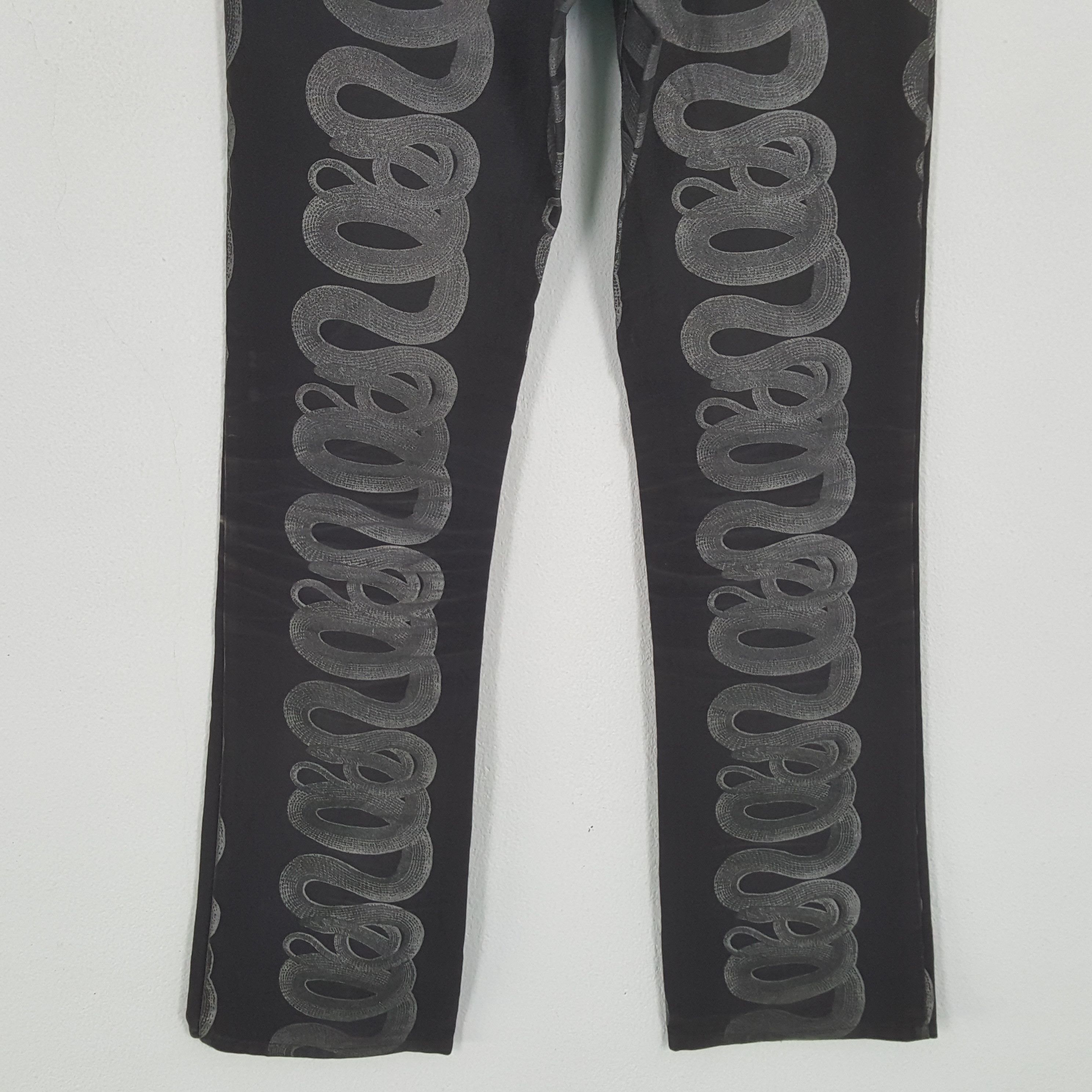 Hysteric Glamour HYSTERIC GLAMOUR Fashion Style Snake Art Pants Size 25" / US 0 / IT 36 - 6 Thumbnail