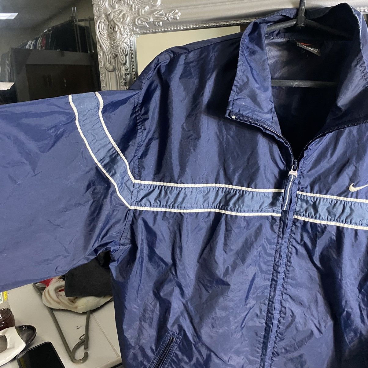Nike Vintage Nike Track Jacket Full Zip Y2K 90s Swoosh Size US S / EU 44-46 / 1 - 4 Thumbnail