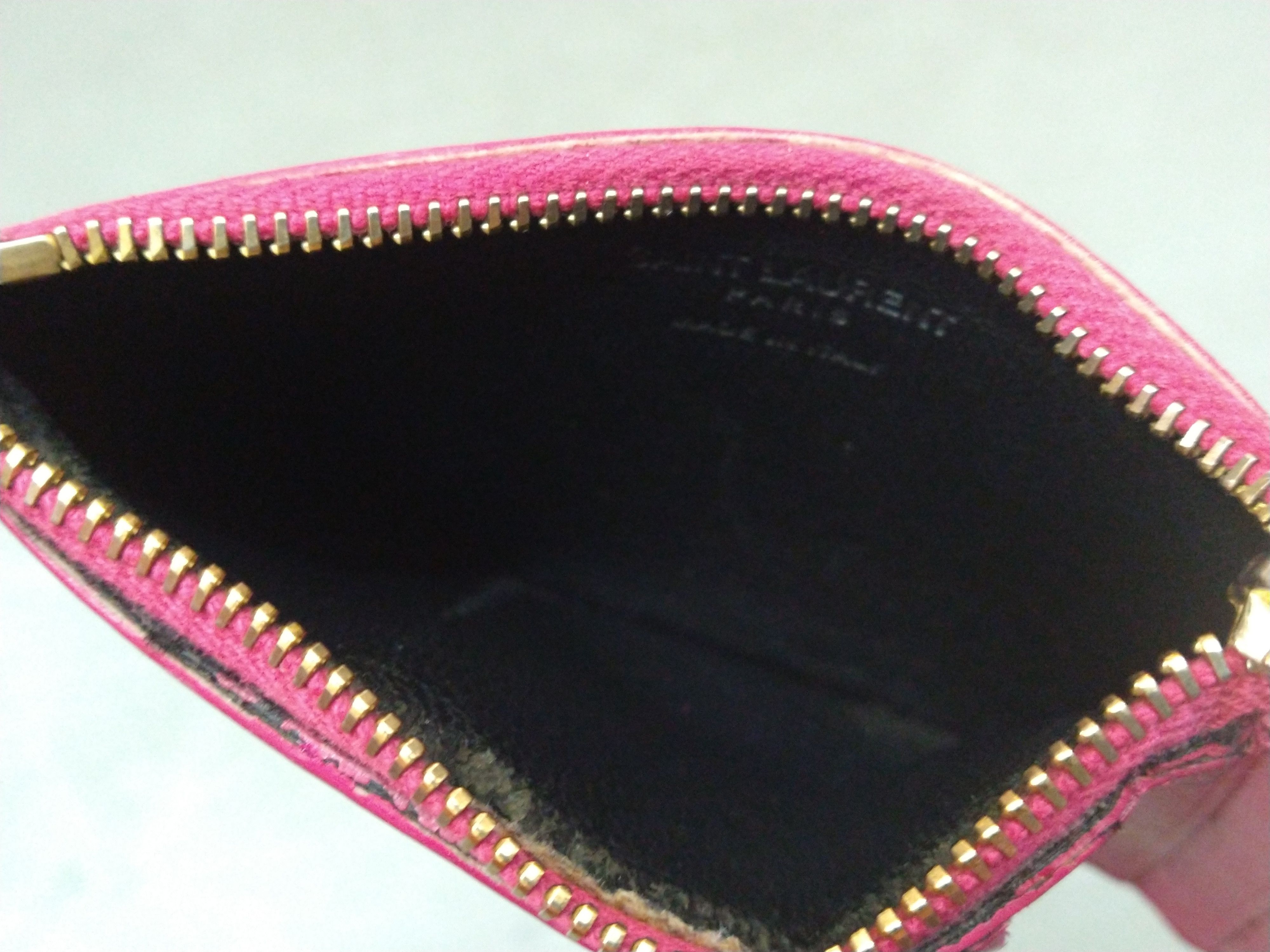 Saint Laurent Paris Saint Laurent Paris Wallet Cardholder Pink Leather SLP YSL Size ONE SIZE - 11 Thumbnail
