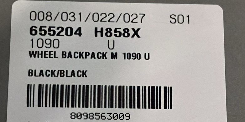 Balenciaga o1mt1gz0125 Size: OS / Wheel Backpack in Black Size ONE SIZE - 3 Thumbnail