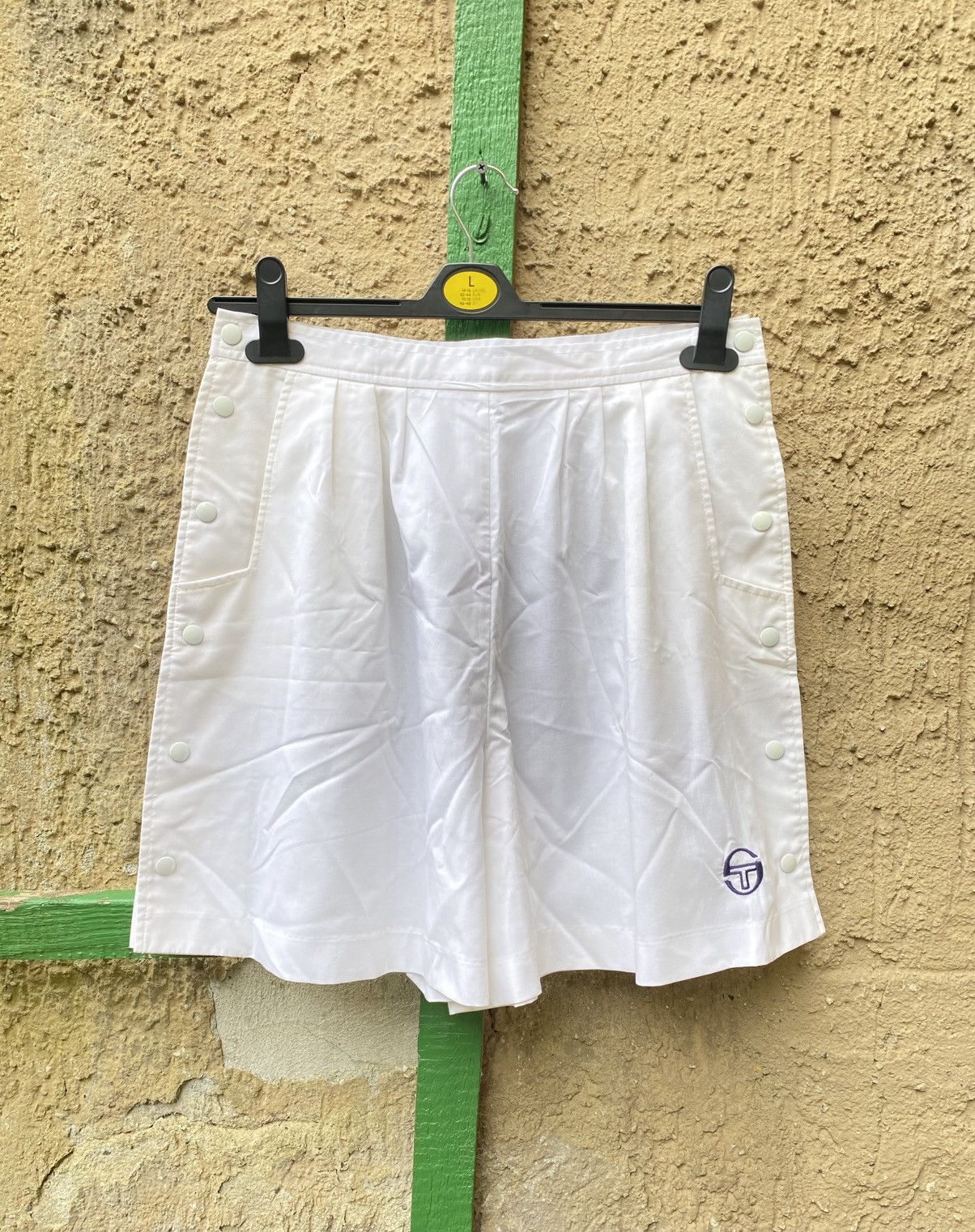 Sergio Tacchini Vintage Sergio Tacchini Shorts Tennis 80s Nike Challenge Size 34" / US 12 / IT 48 - 1 Thumbnail