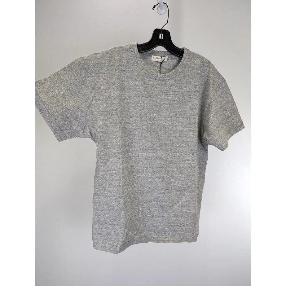 Bottega Veneta o1rshd1 Sunrise Light Cotton T-Shirt in Gray Size US L / EU 52-54 / 3 - 6 Thumbnail