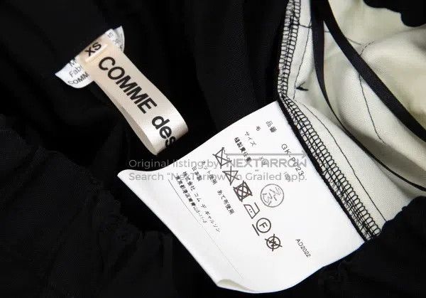 Comme des Garcons Comme Des Garcons size XS Black Vintage Design Pants Size 23" - 9 Thumbnail