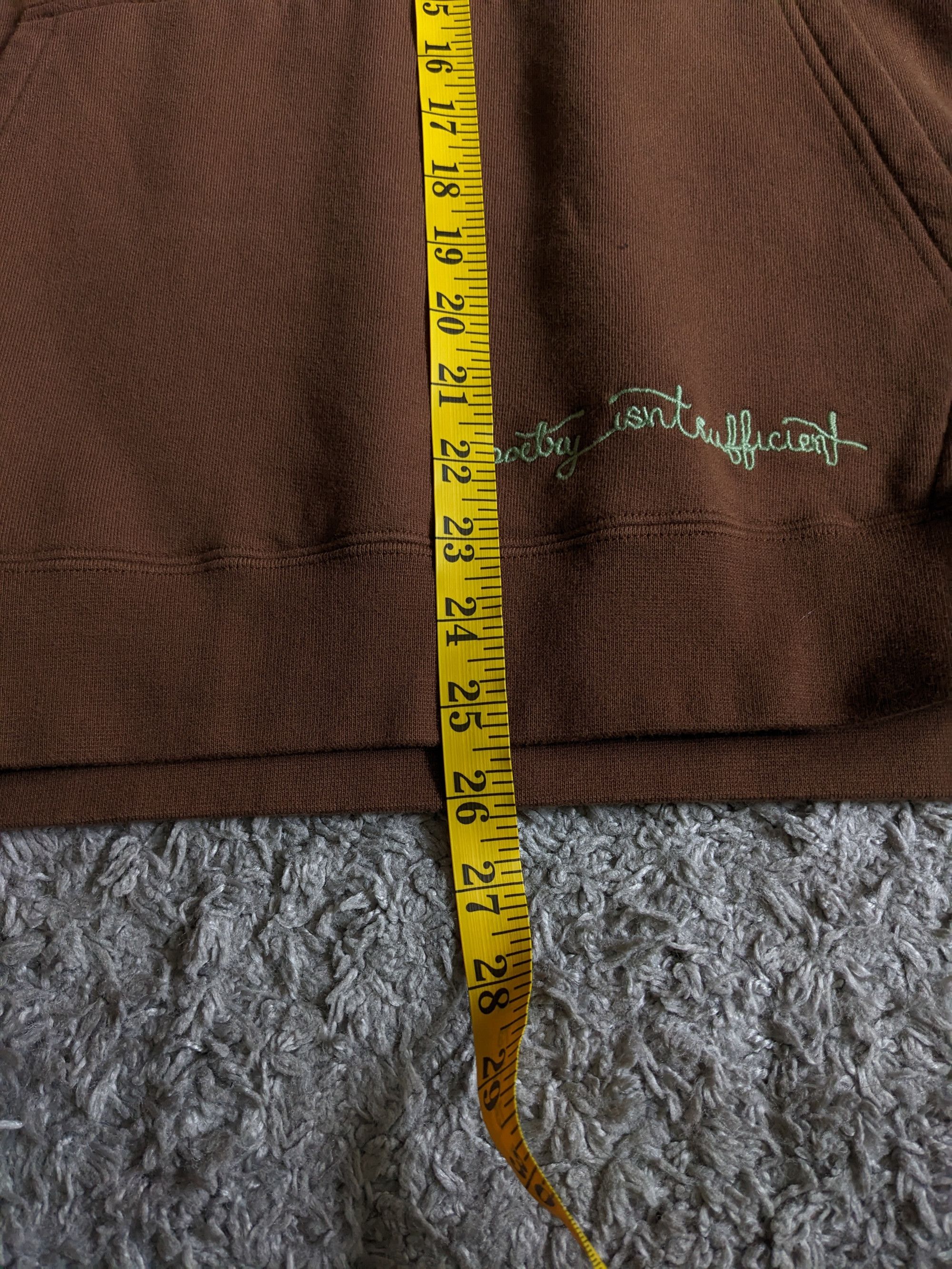 Other Reception Hooded Sweat Fleece Embroidered - chocolate brown Size US S / EU 44-46 / 1 - 18 Thumbnail