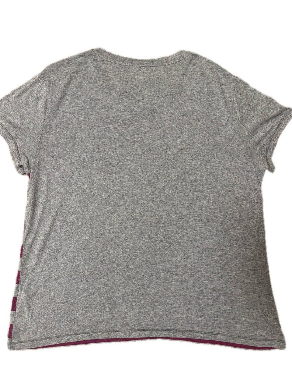 Kenzo Kenzo PARIS women's gray t-shirt with purple stripes, L Size L / US 10 / IT 46 - 11 Thumbnail