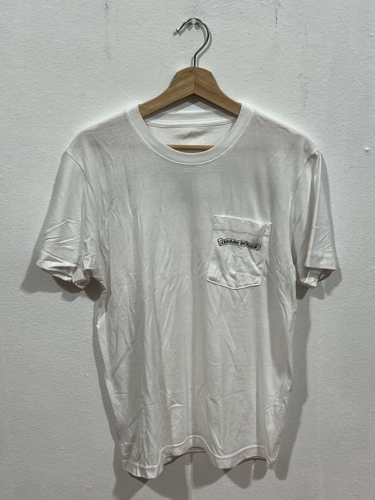 Chrome Hearts Chrome Hearts Scroll USA Logo White Tee Size US M / EU 48-50 / 2 - 1 Thumbnail