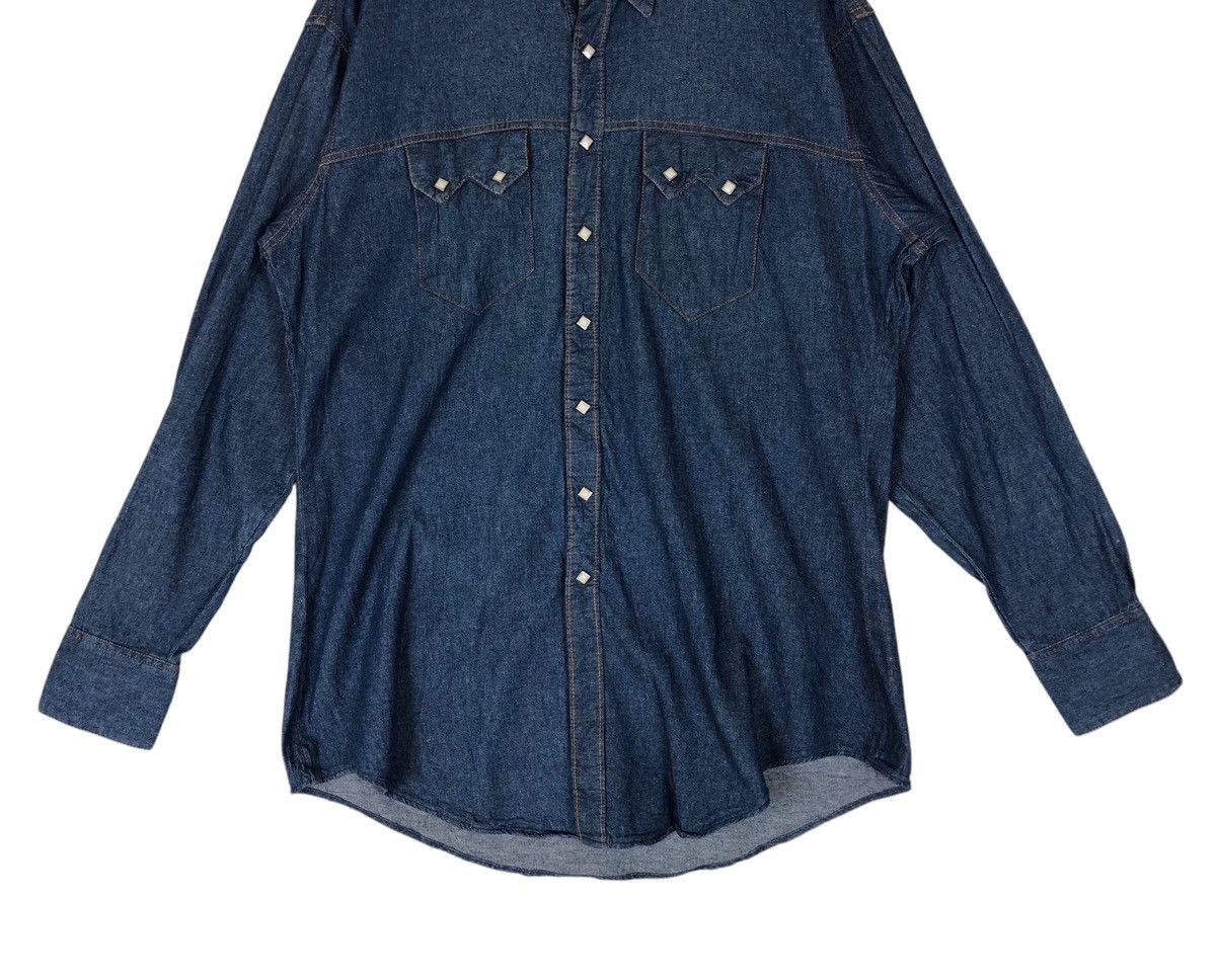 Rockmount Ranch Wear Vintage Rockmount Ranch Wear TruWest Snap Button Denim Shirt Size US L / EU 52-54 / 3 - 5 Thumbnail